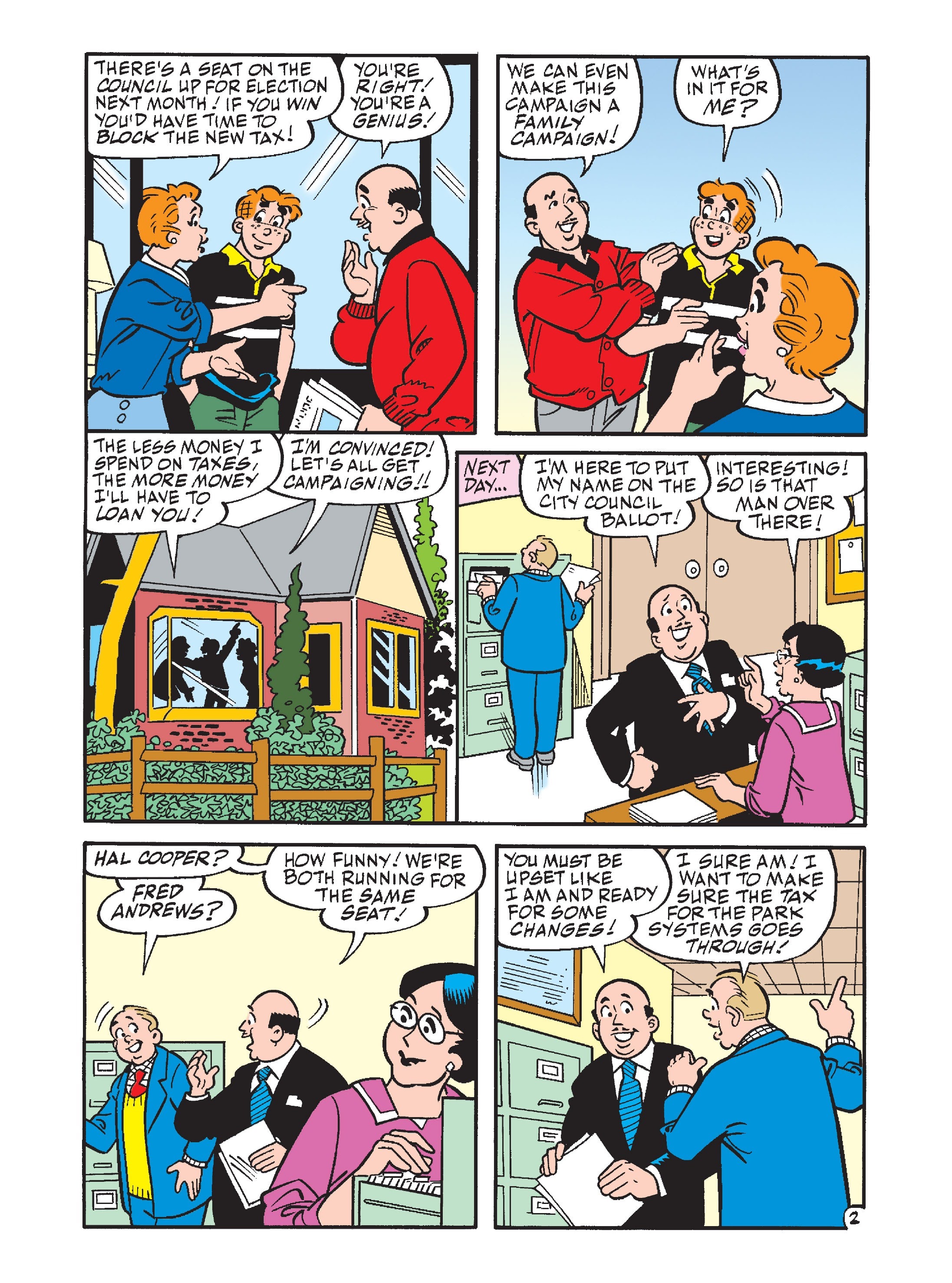 Read online Archie's Double Digest Magazine comic -  Issue #255 - 204