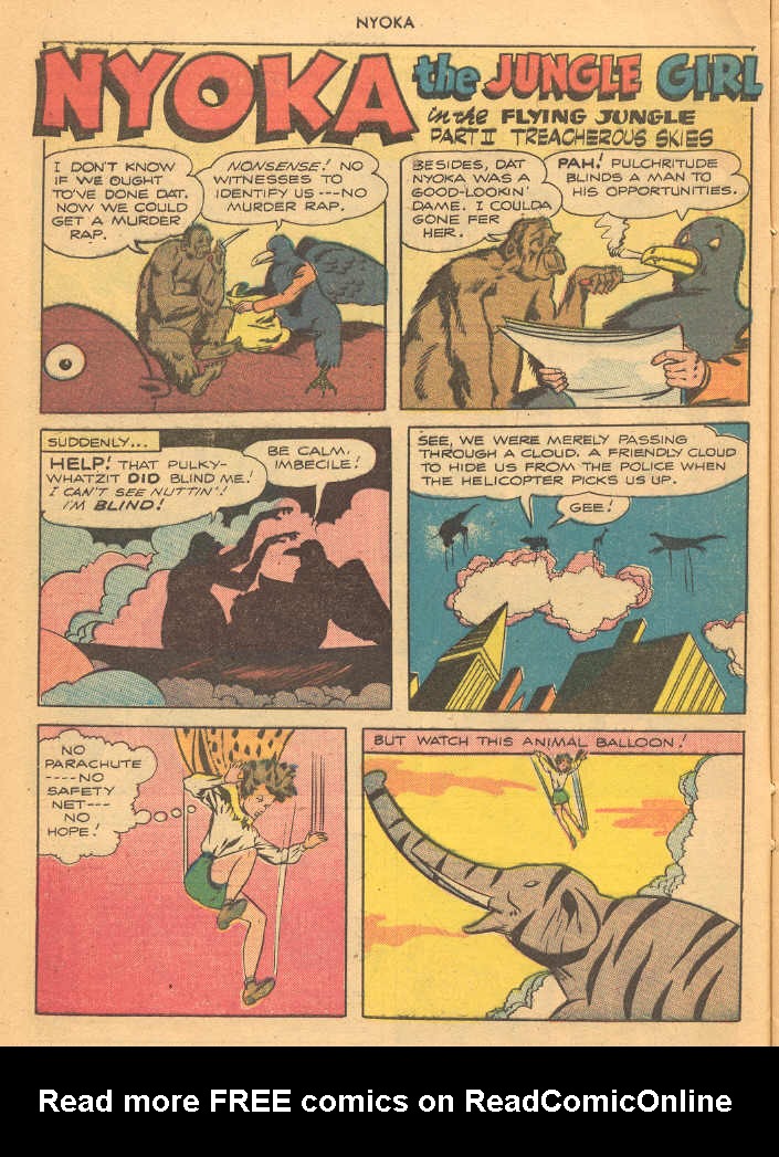 Read online Nyoka the Jungle Girl (1945) comic -  Issue #9 - 14