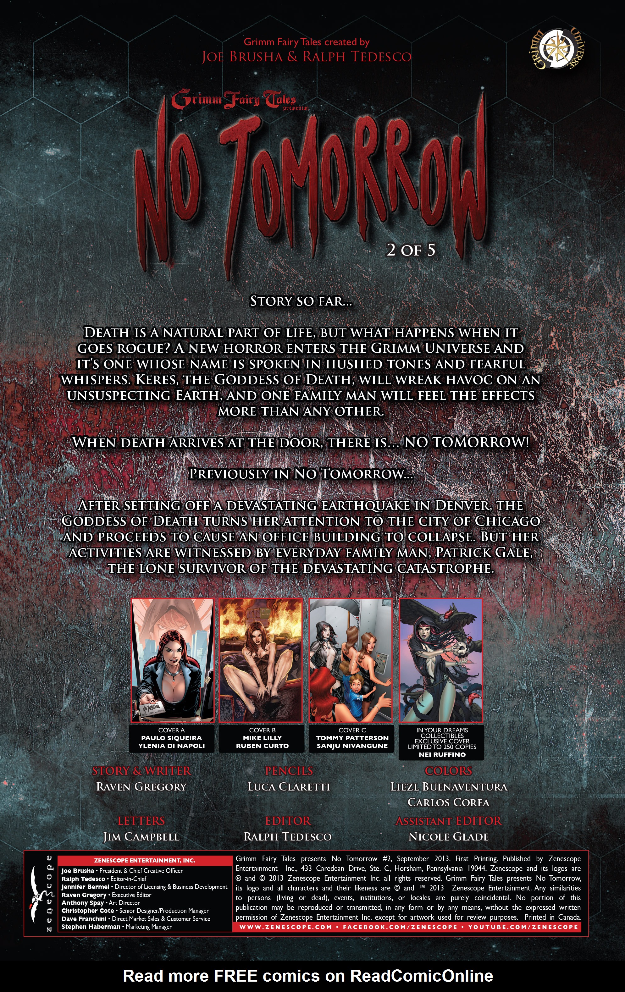 Read online Grimm Fairy Tales presents No Tomorrow comic -  Issue # TPB - 27