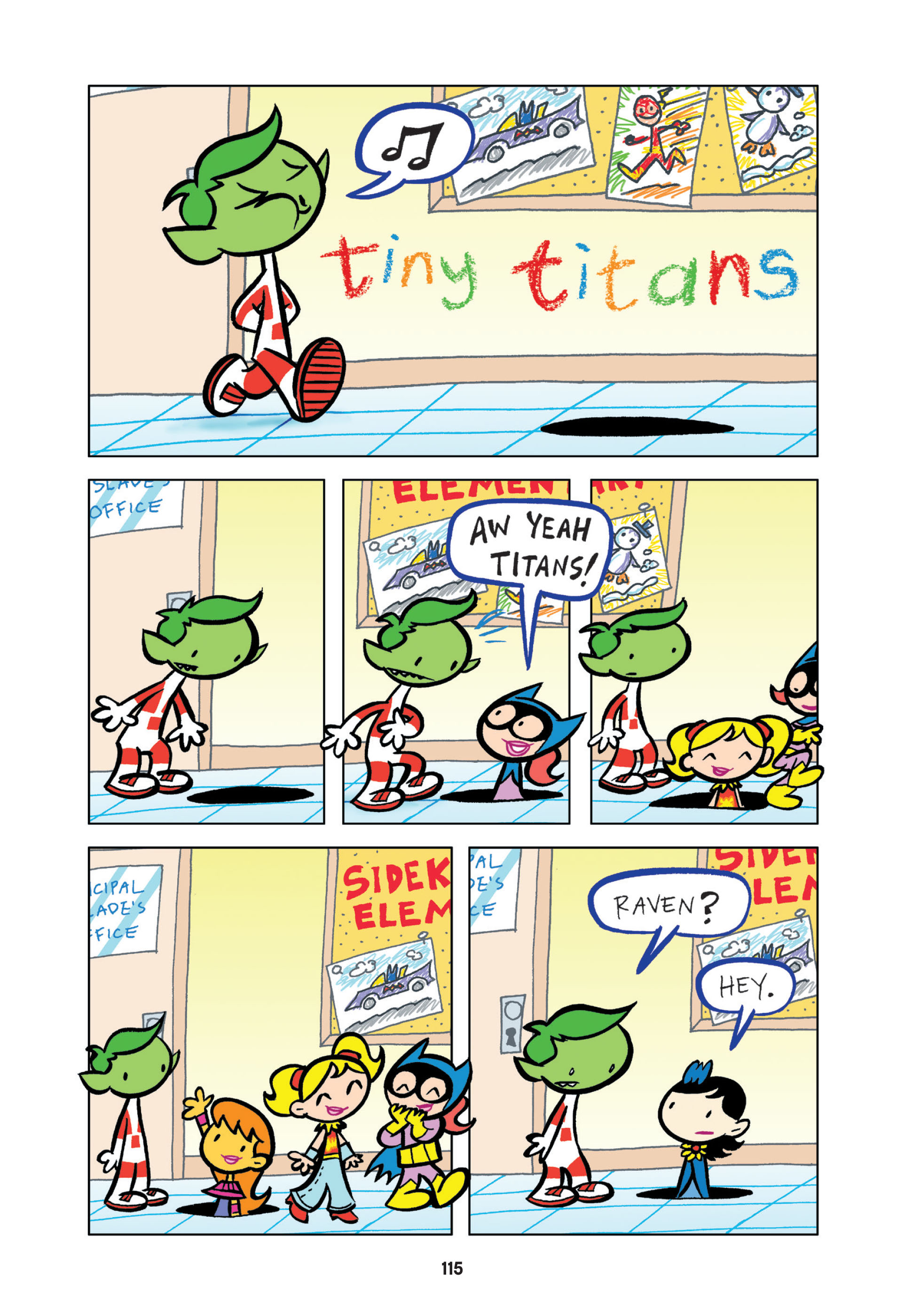 Read online Tiny Titans: Beast Boy & Raven comic -  Issue # TPB - 115