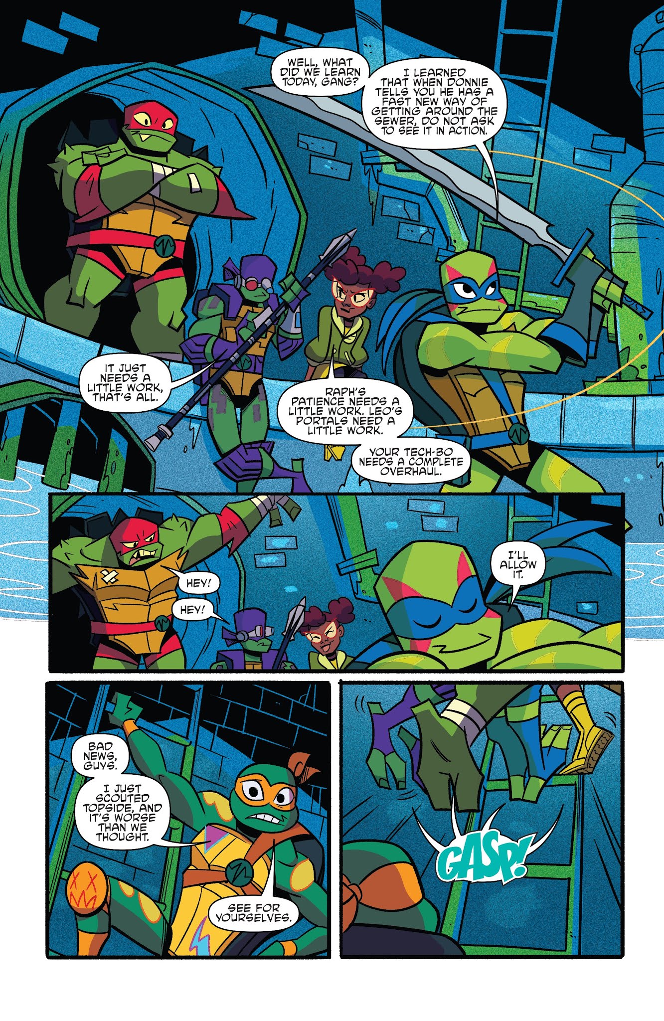 Read online Rise of the Teenage Mutant Ninja Turtles comic -  Issue #1 - 12