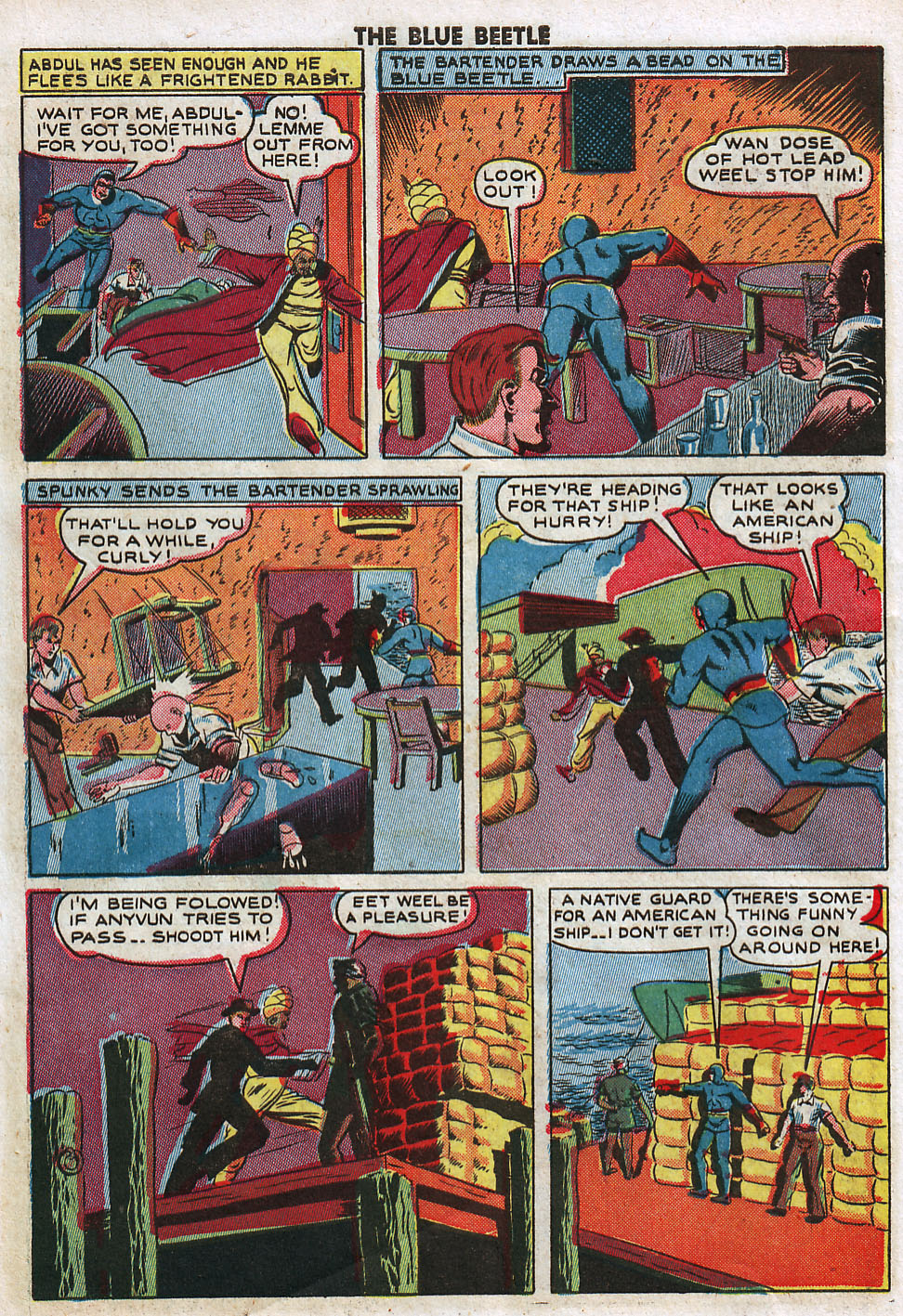 Read online The Blue Beetle comic -  Issue #33 - 8