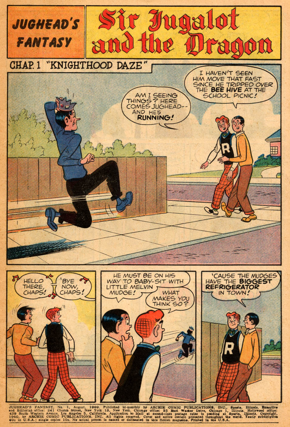 Read online Jughead's Fantasy comic -  Issue #1 - 3