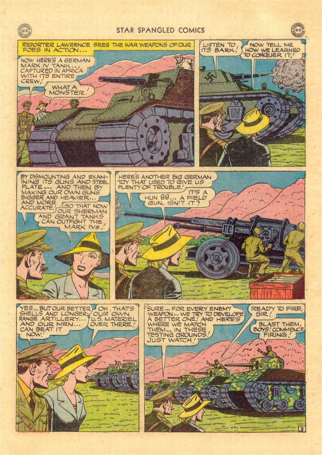 Read online Star Spangled Comics comic -  Issue #38 - 42