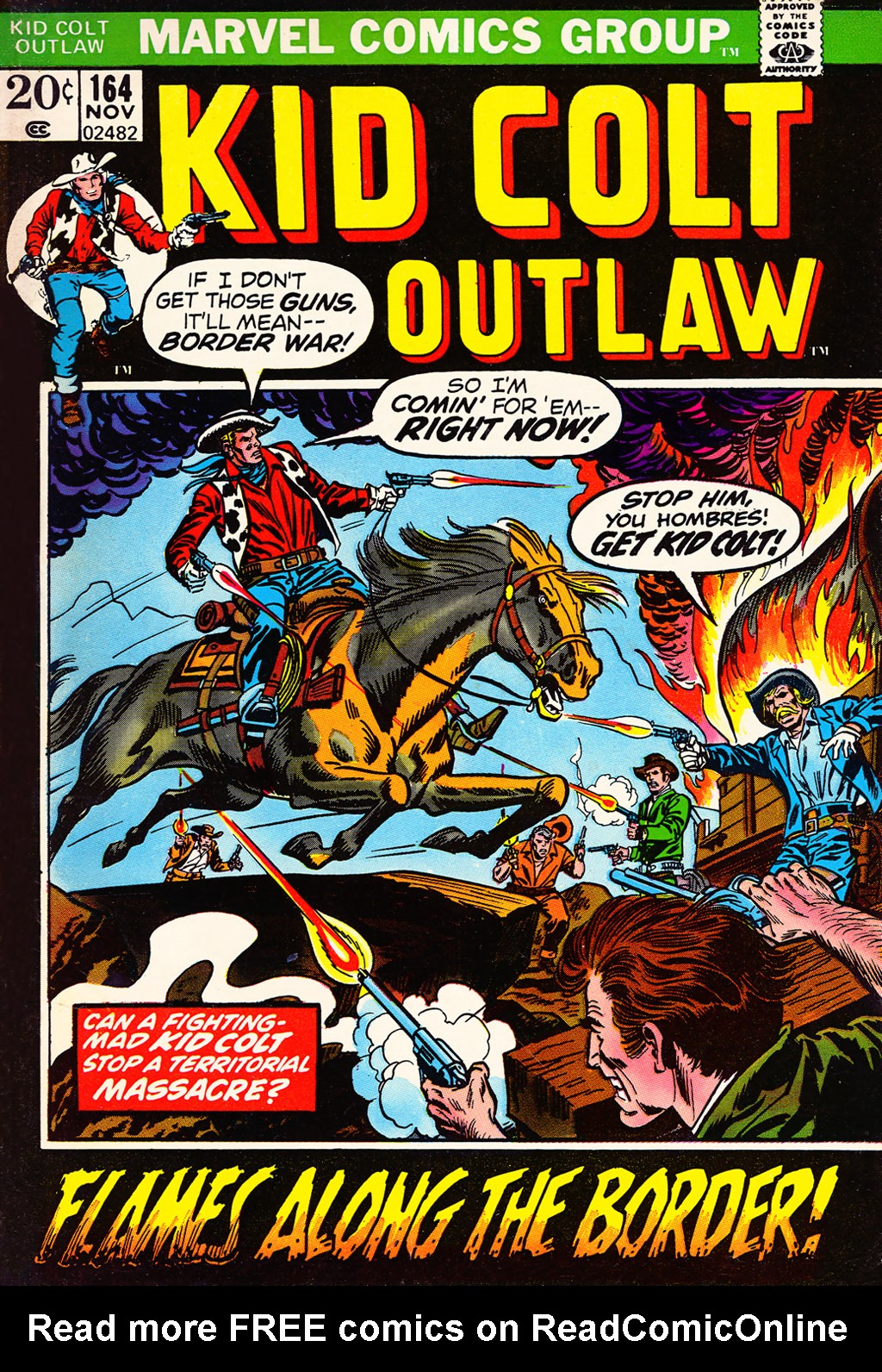 Read online Kid Colt Outlaw comic -  Issue #164 - 1
