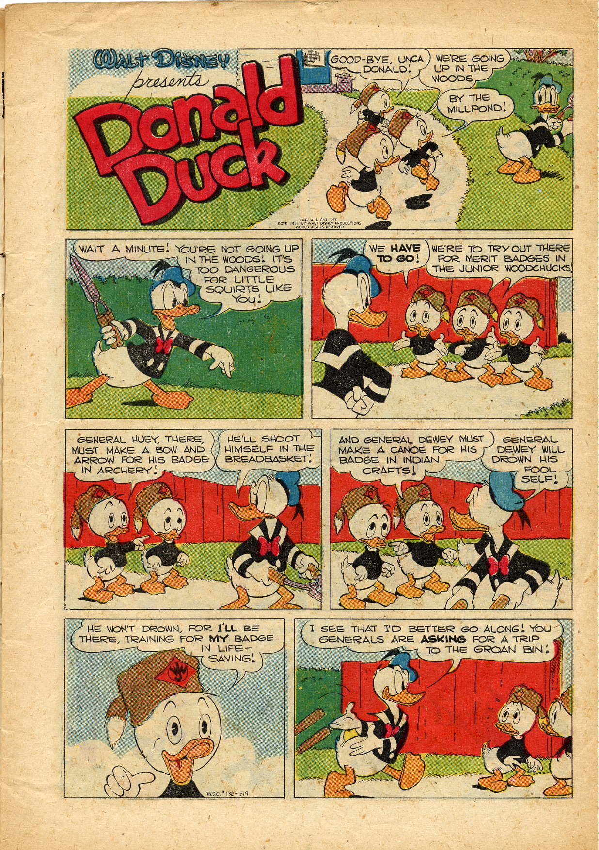 Read online Walt Disney's Comics and Stories comic -  Issue #132 - 3