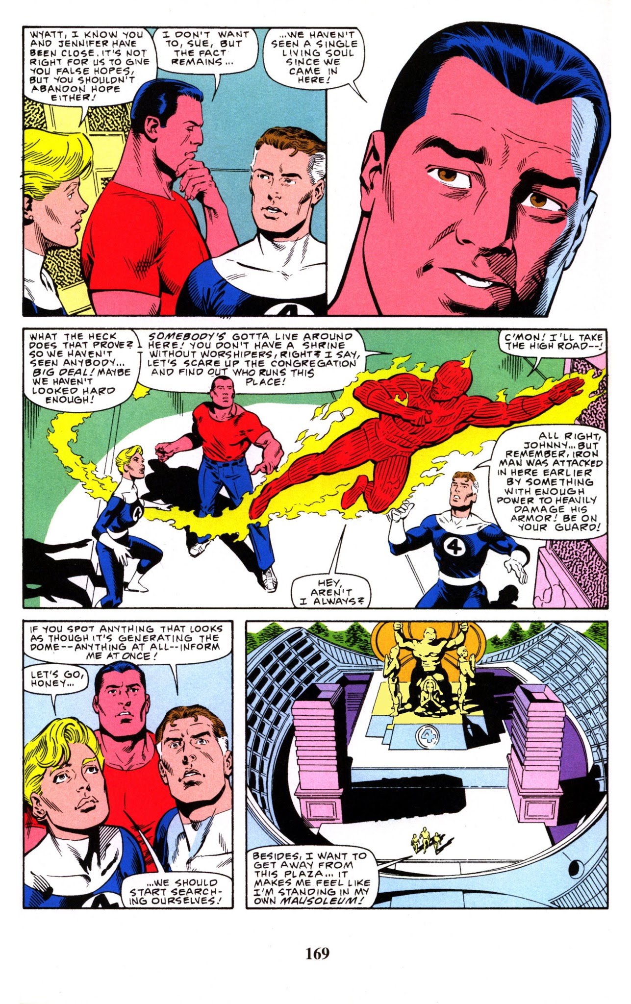 Read online Fantastic Four Visionaries: John Byrne comic -  Issue # TPB 8 - 169
