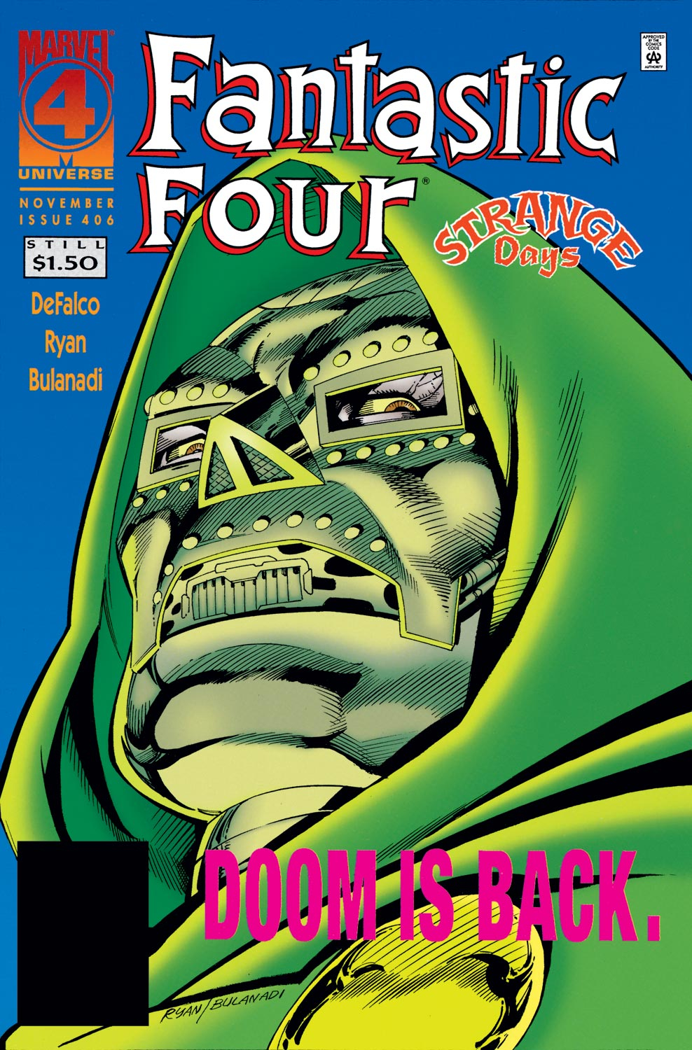 Read online Fantastic Four (1961) comic -  Issue #406 - 1
