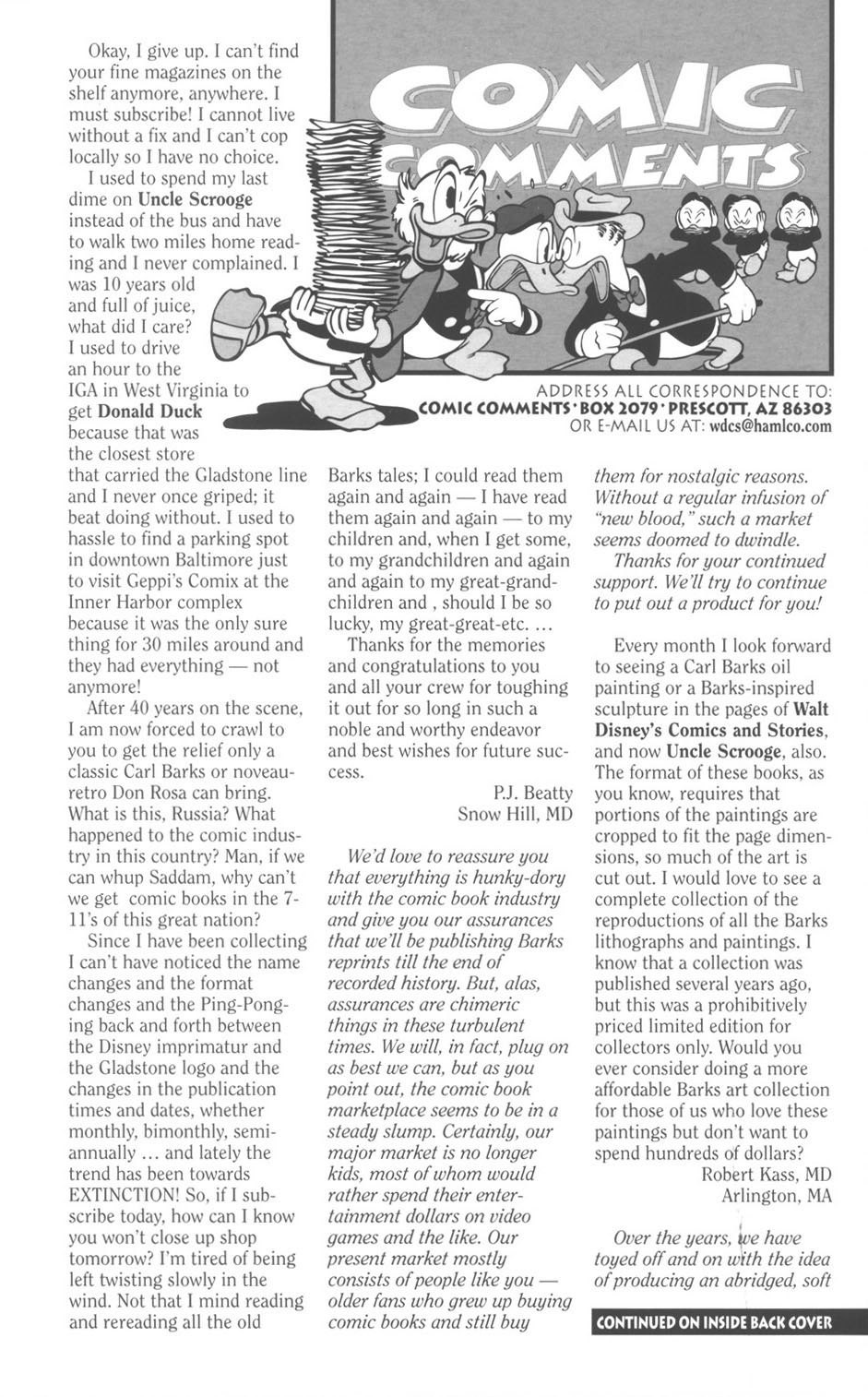 Read online Walt Disney's Comics and Stories comic -  Issue #629 - 2