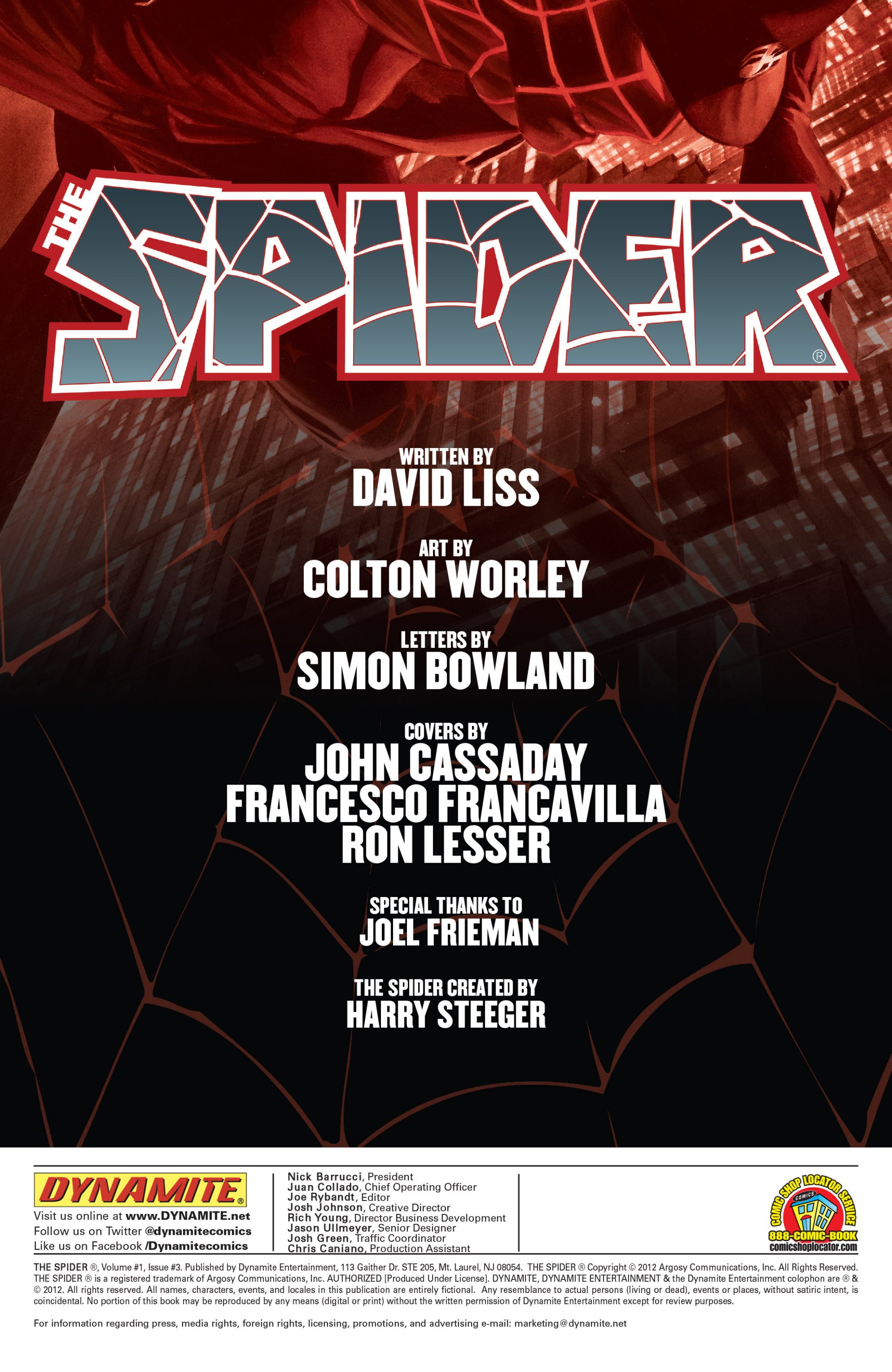 Read online The Spider comic -  Issue #3 - 4