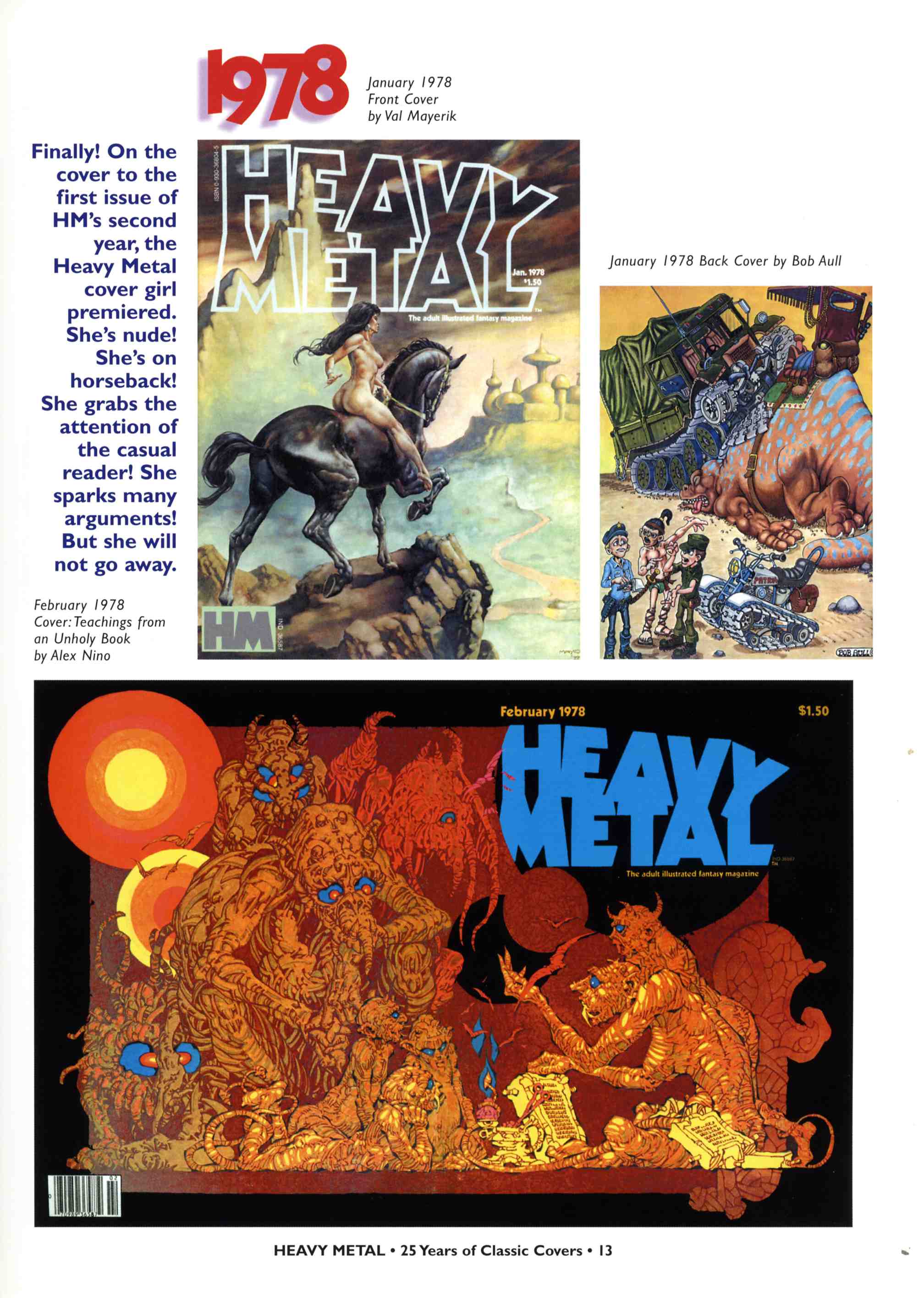 Read online Heavy Metal: 25 Years of Classic Covers comic -  Issue # TPB - 19