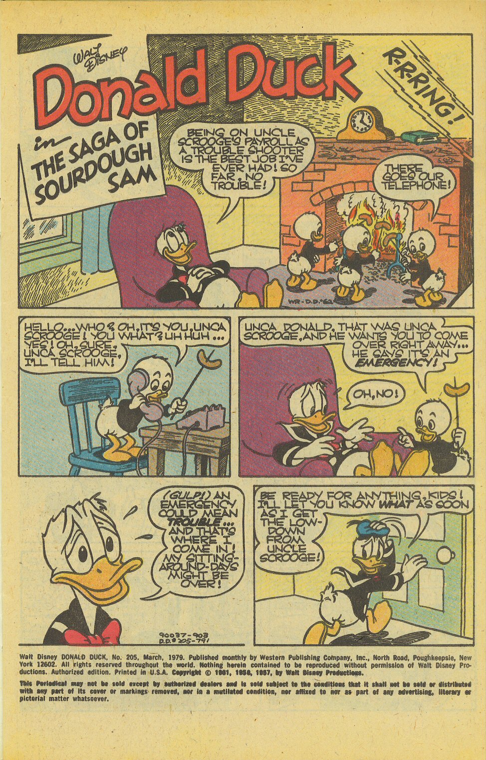 Read online Walt Disney's Donald Duck (1952) comic -  Issue #205 - 2