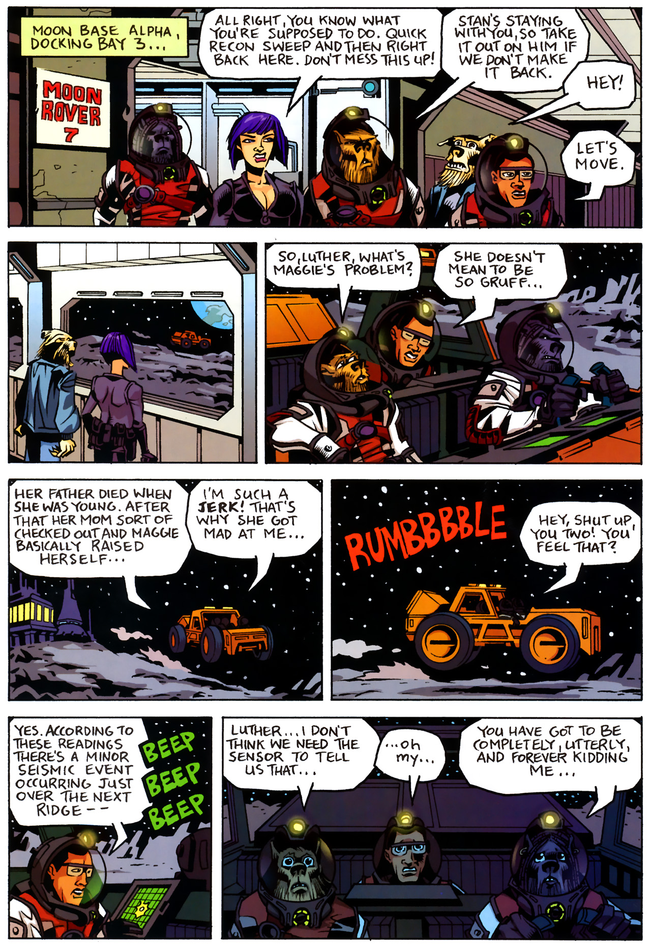 Read online Werewolves on the Moon: Versus Vampires comic -  Issue #2 - 16