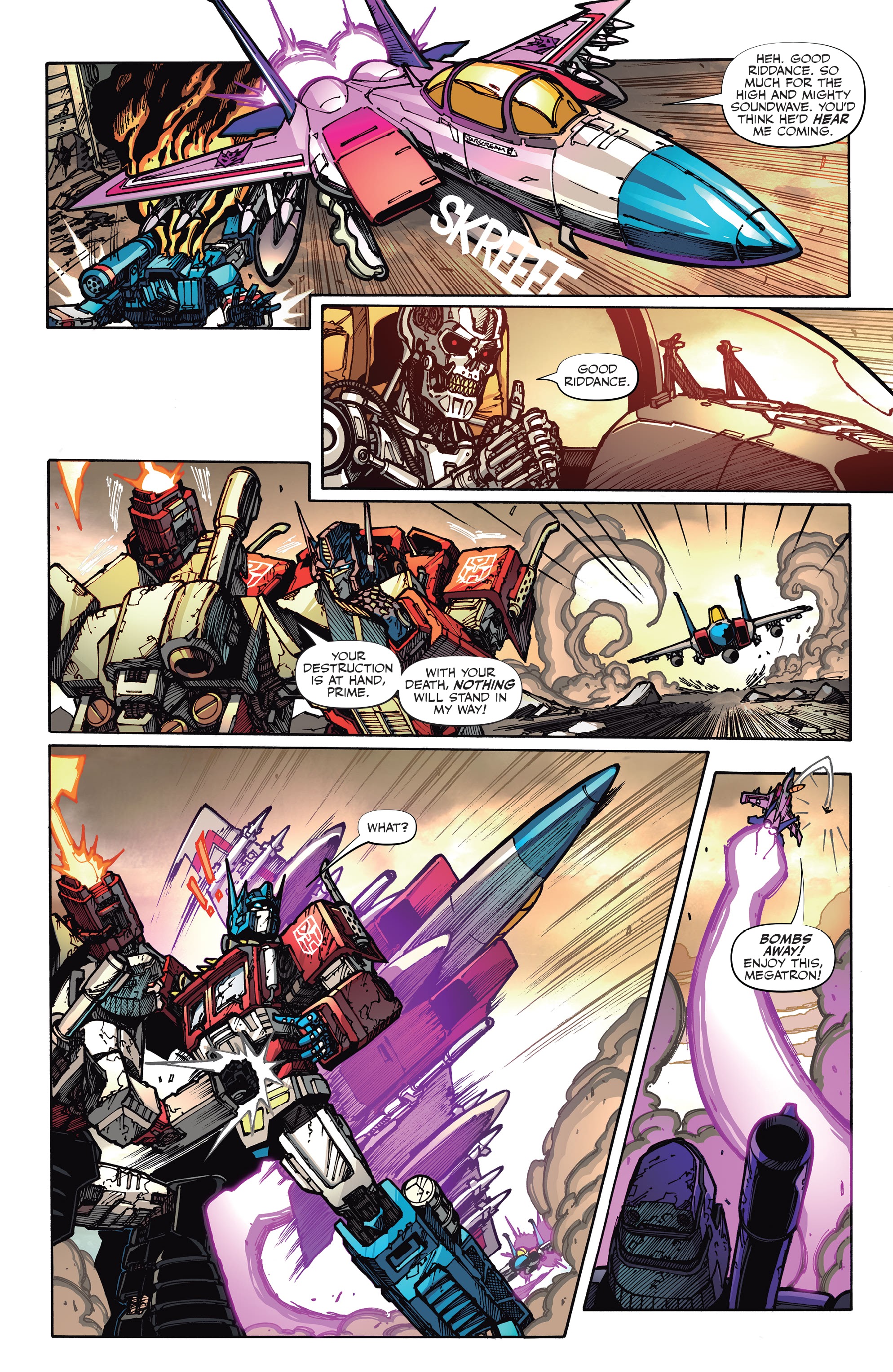 Read online Transformers vs. the Terminator comic -  Issue #4 - 7