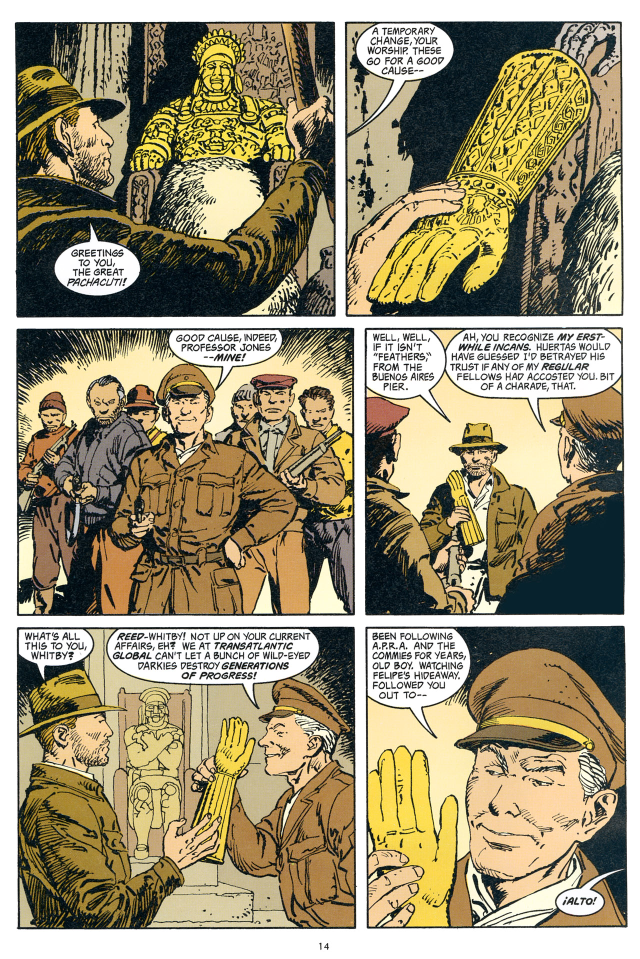 Read online Indiana Jones and the Arms of Gold comic -  Issue #4 - 16