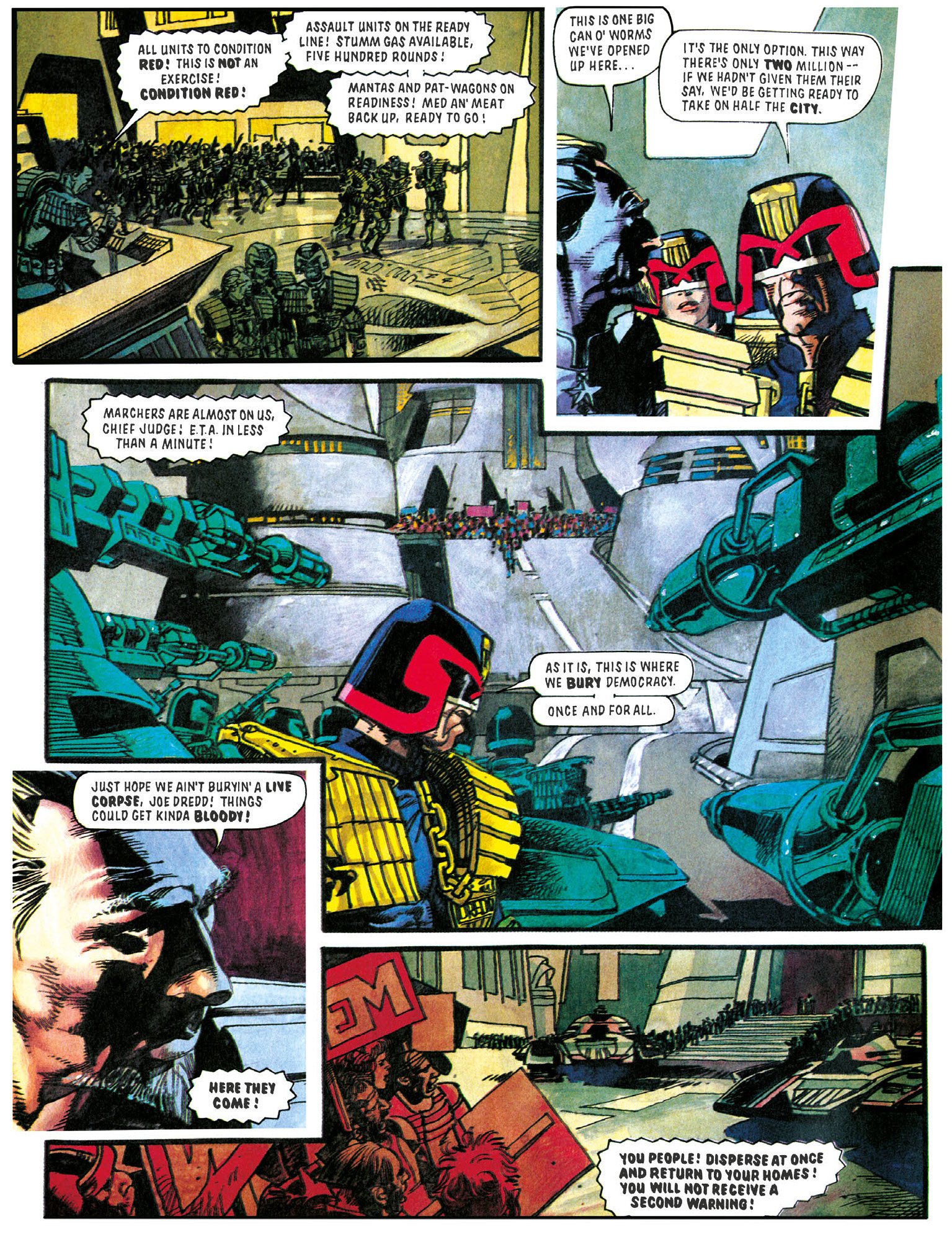 Read online Essential Judge Dredd: America comic -  Issue # TPB (Part 2) - 52