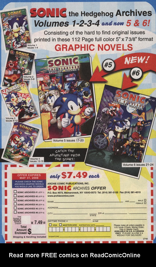 Read online Sonic X comic -  Issue #29 - 30