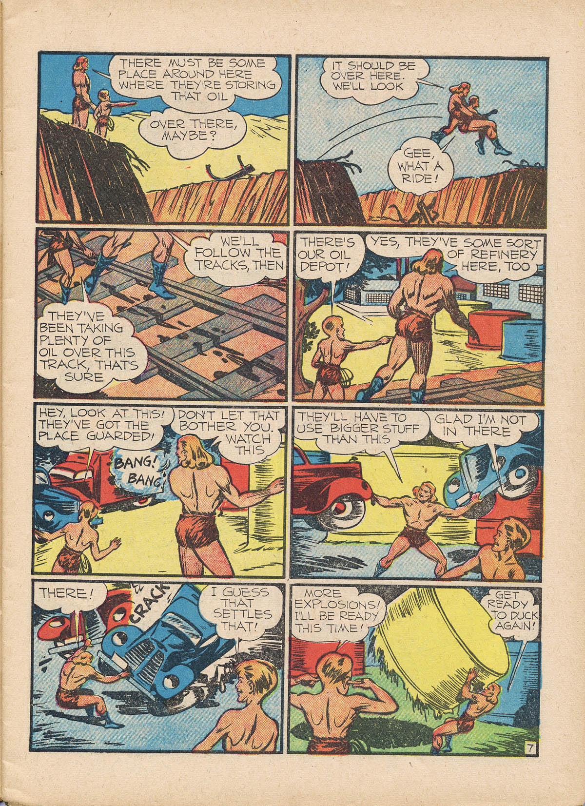 Read online Samson (1940) comic -  Issue #3 - 9