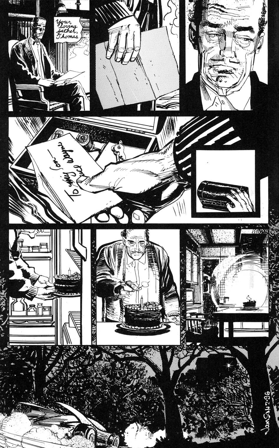 Read online Batman Black and White comic -  Issue #3 - 12