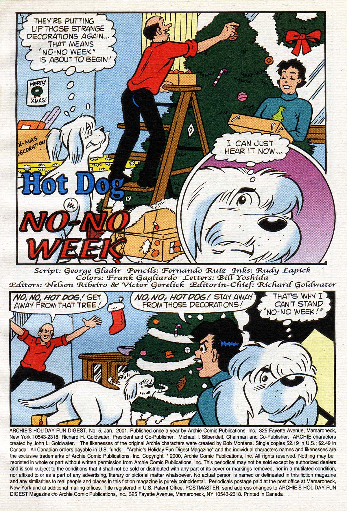 Read online Archie's Holiday Fun Digest comic -  Issue #5 - 2