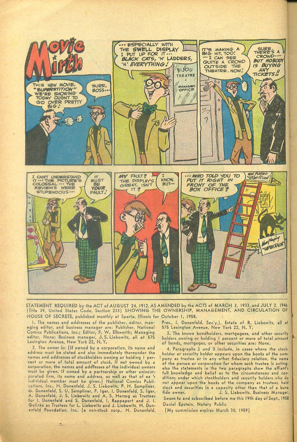 Read online House of Secrets (1956) comic -  Issue #17 - 10