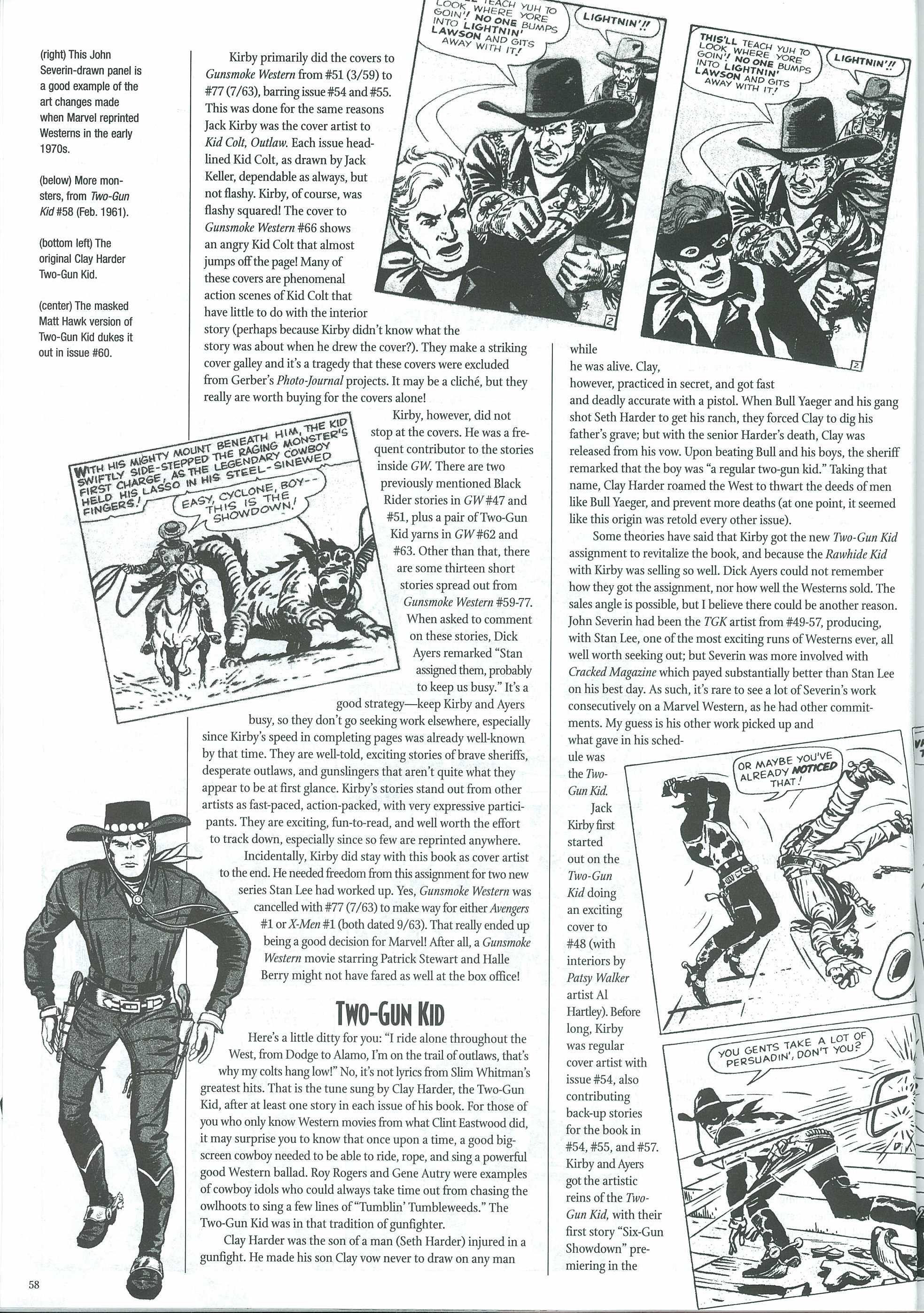 Read online The Jack Kirby Collector comic -  Issue #32 - 62