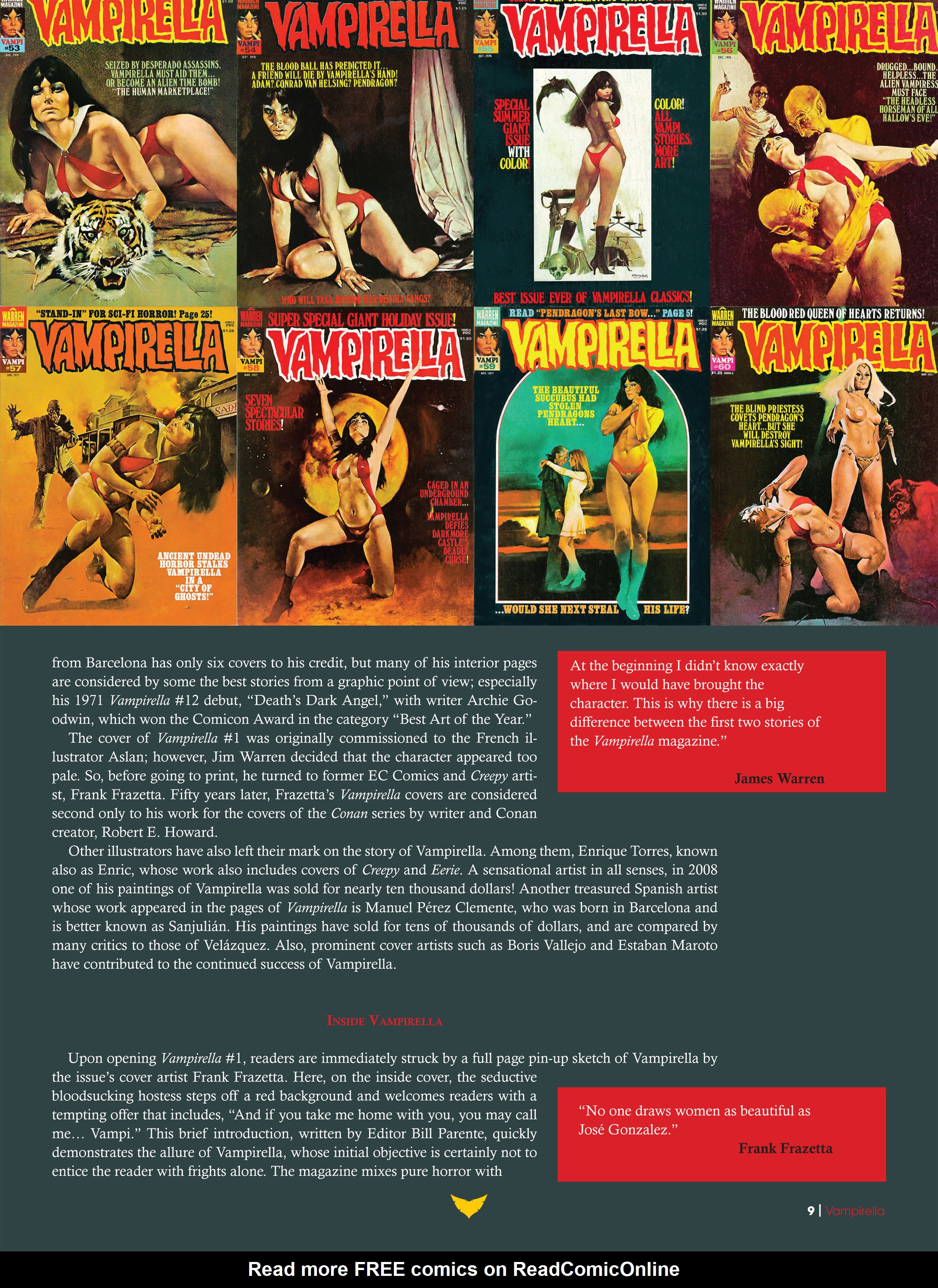 Read online The Art of Vampirella comic -  Issue # TPB (Part 1) - 10