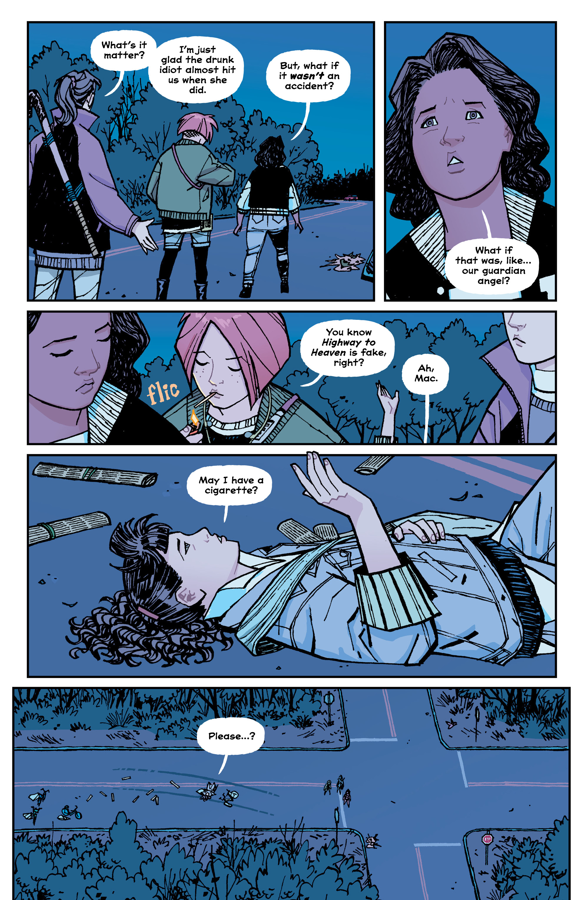 Read online Paper Girls comic -  Issue #30 - 34