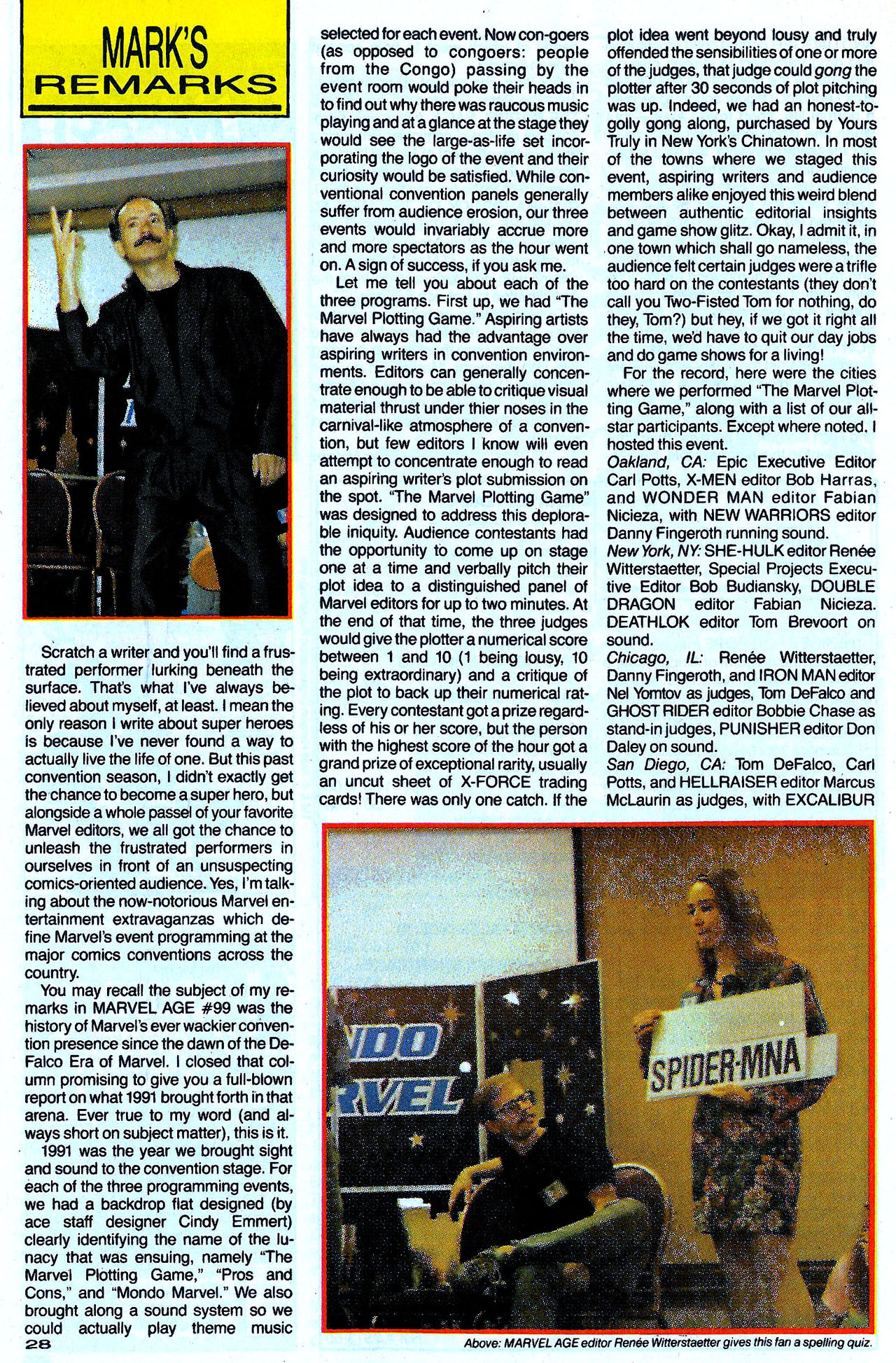 Read online Marvel Age comic -  Issue #106 - 30