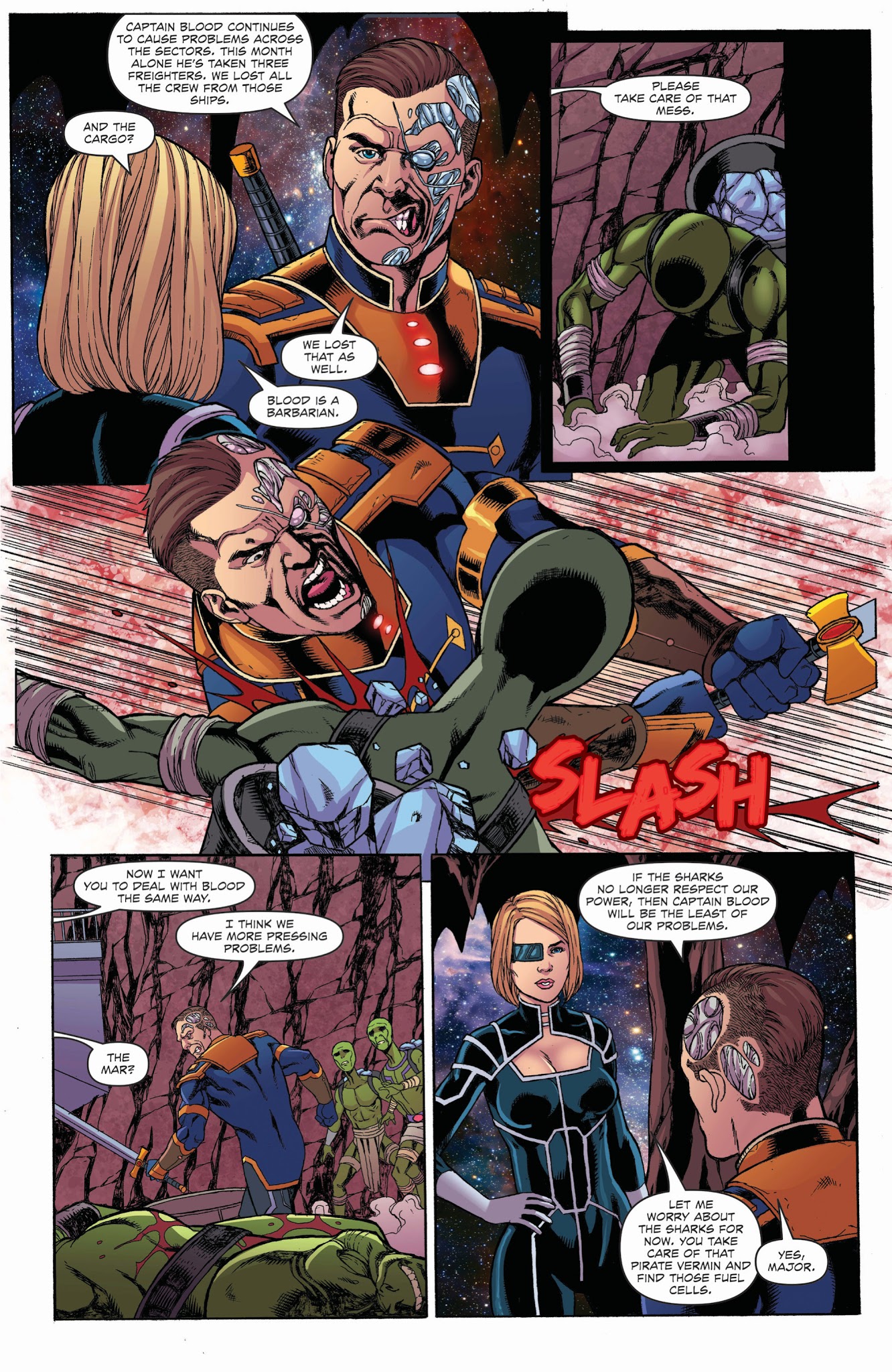 Read online The Black Sable comic -  Issue #2 - 11