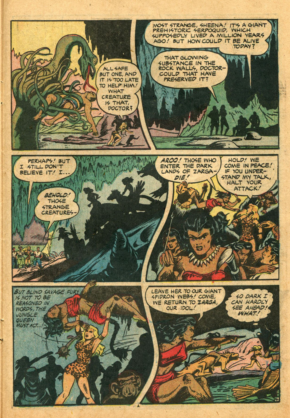 Read online Sheena, Queen of the Jungle (1942) comic -  Issue #12 - 23