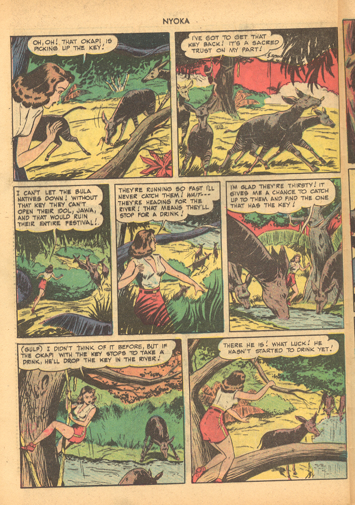 Read online Nyoka the Jungle Girl (1945) comic -  Issue #31 - 36