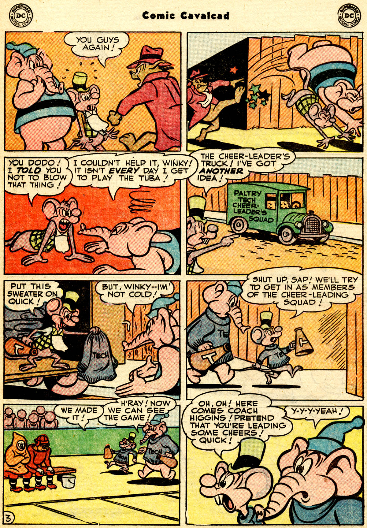 Read online Comic Cavalcade comic -  Issue #50 - 20