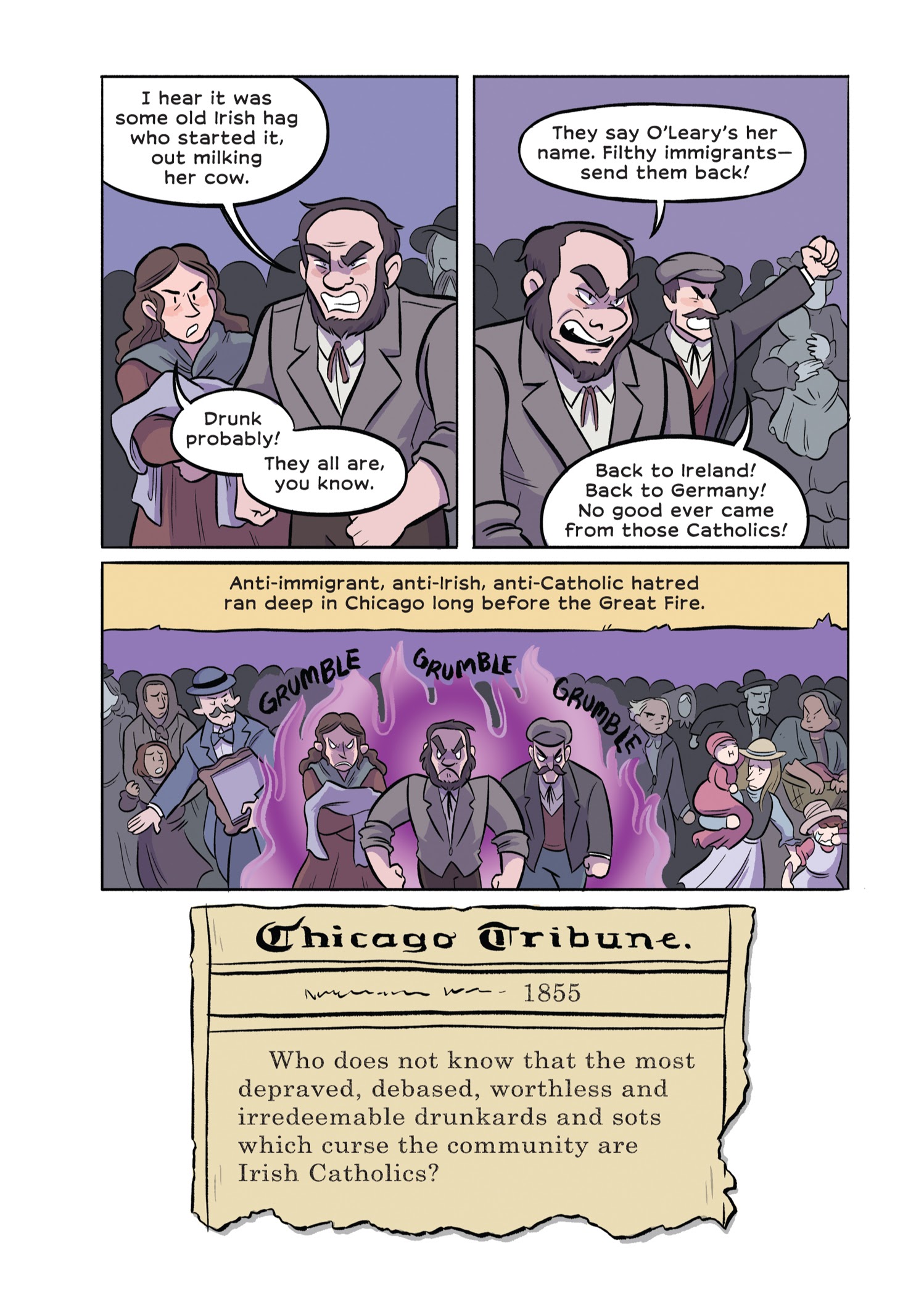 Read online History Comics comic -  Issue # The Great Chicago Fire: Rising From the Ashes - 32