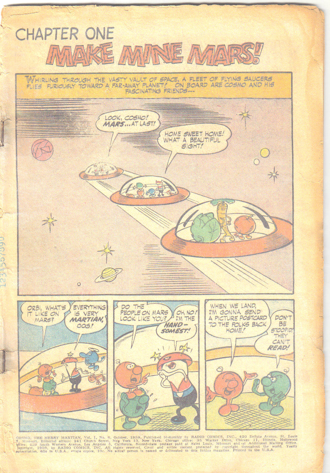 Read online Cosmo the Merry Martian comic -  Issue #6 - 3