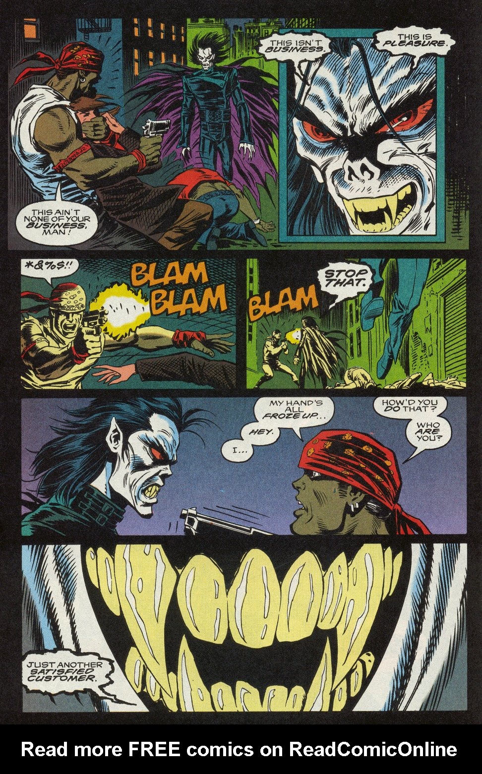 Read online Morbius: The Living Vampire (1992) comic -  Issue #5 - 19