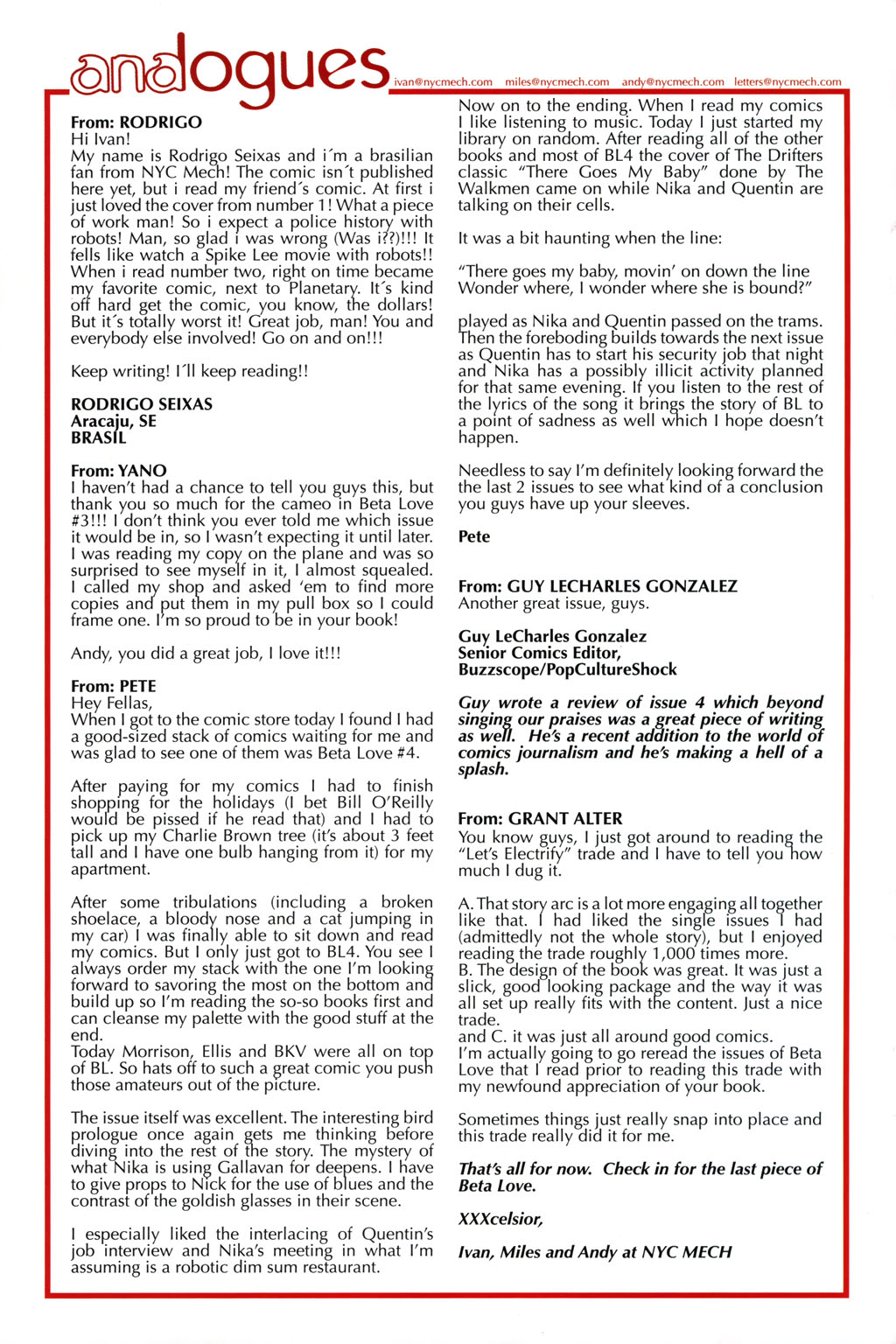 Read online NYC Mech: beta LOVE comic -  Issue #5 - 26