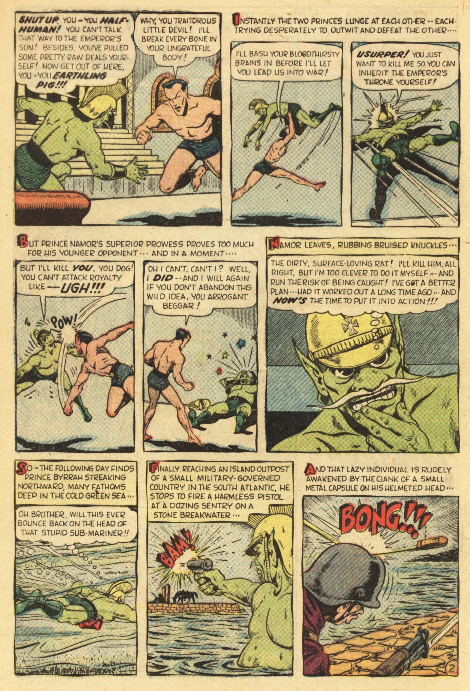 Read online Sub-Mariner Comics comic -  Issue #35 - 4