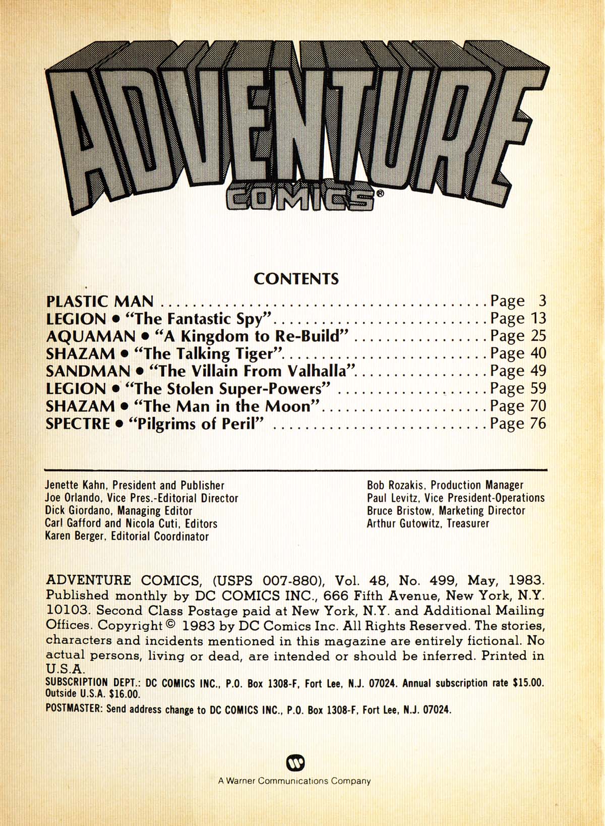 Read online Adventure Comics (1938) comic -  Issue #499 - 2