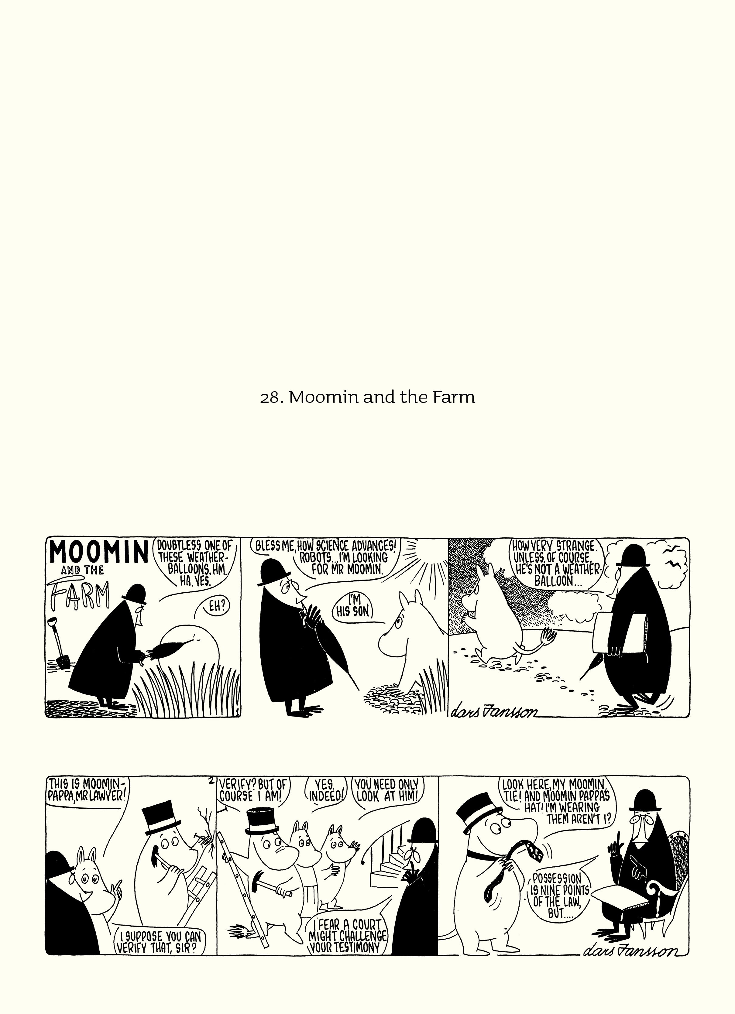 Read online Moomin: The Complete Lars Jansson Comic Strip comic -  Issue # TPB 7 - 48