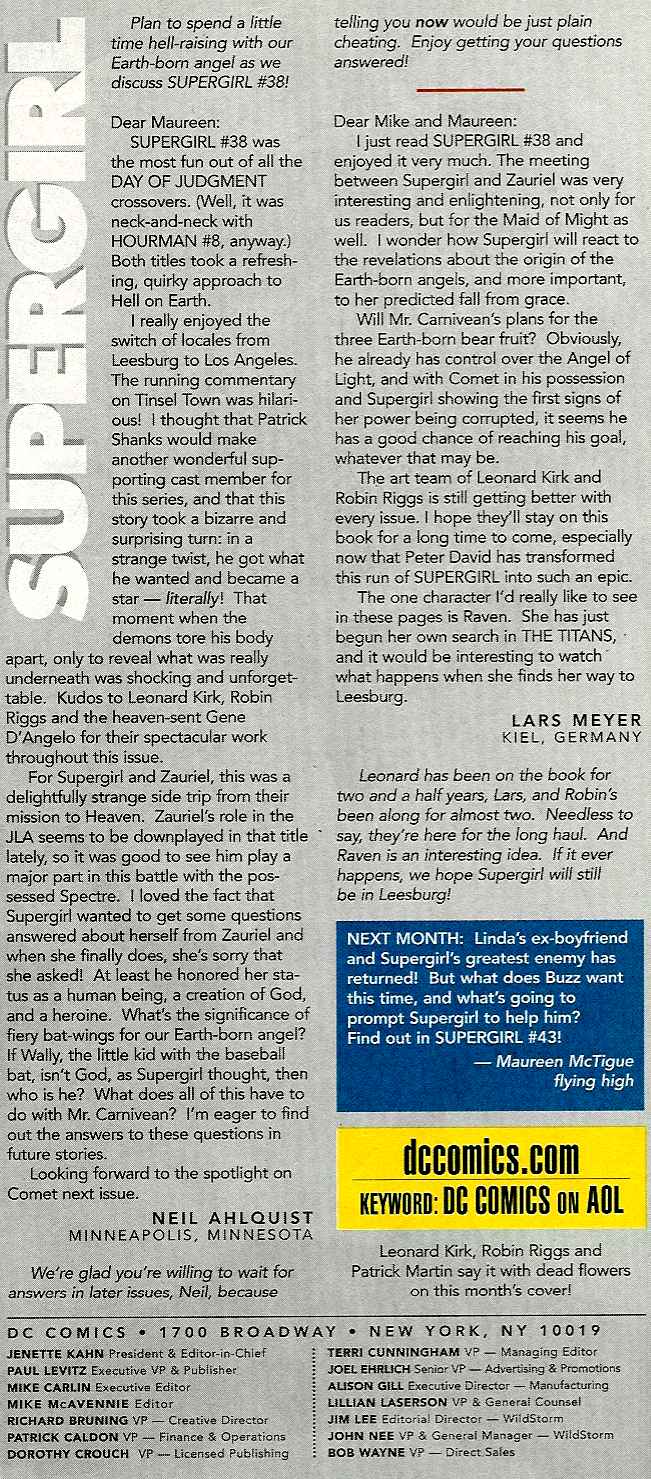 Read online Supergirl (1996) comic -  Issue #42 - 24