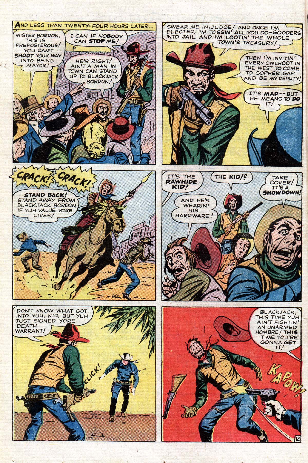 Read online The Mighty Marvel Western comic -  Issue #12 - 13