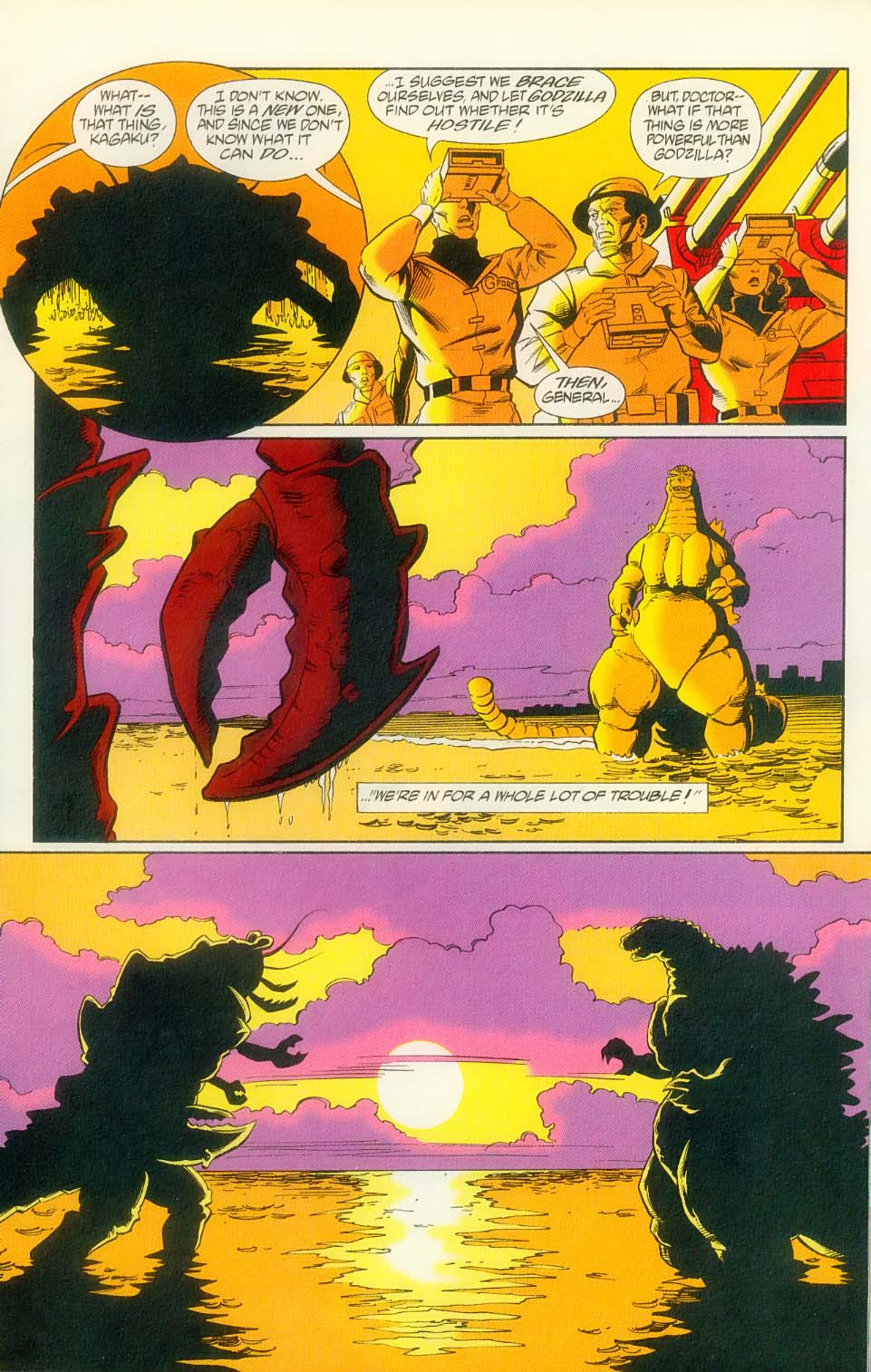 Read online Godzilla (1995) comic -  Issue #15 - 16
