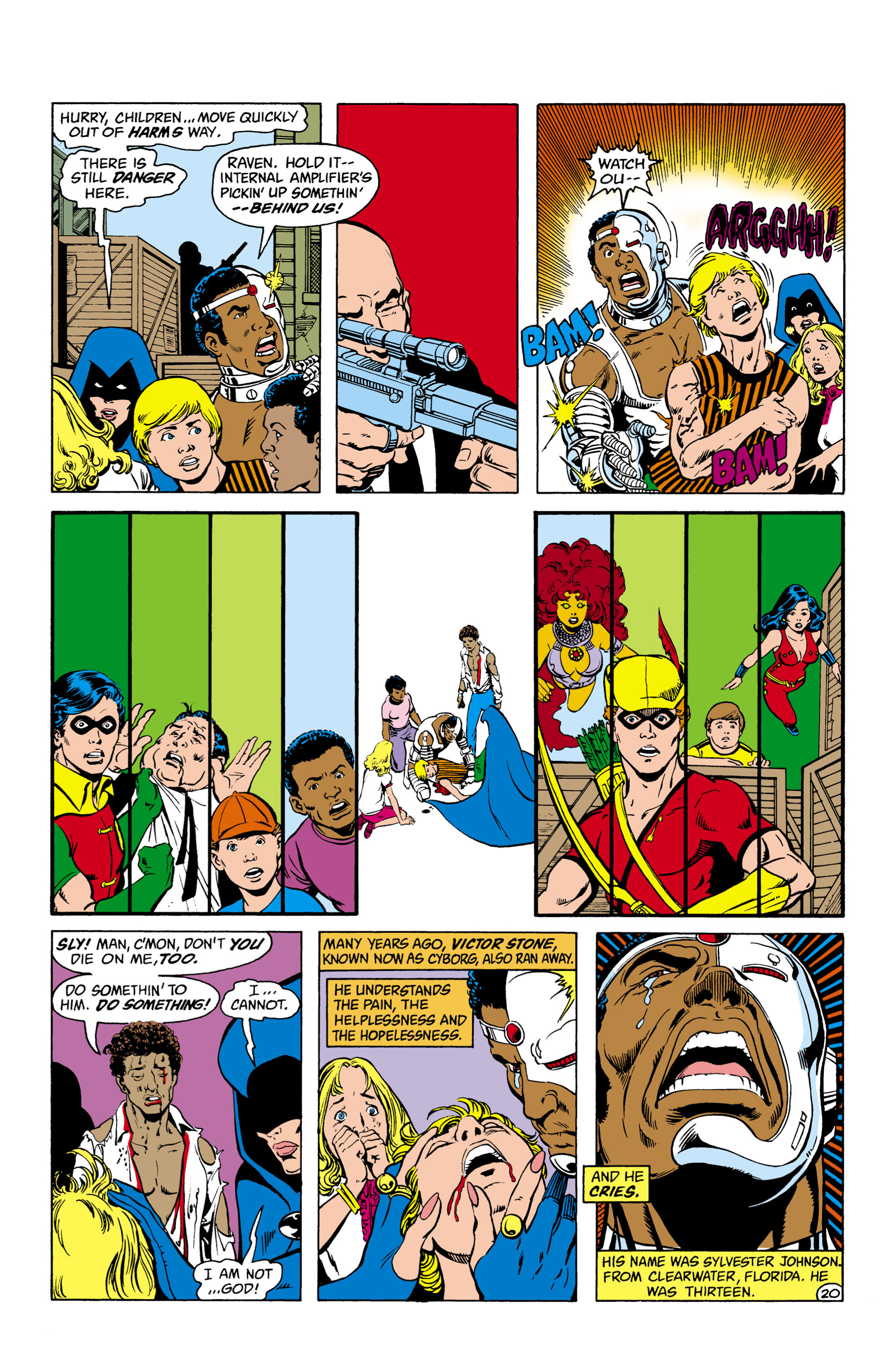 Read online The New Teen Titans (1980) comic -  Issue #27 - 21