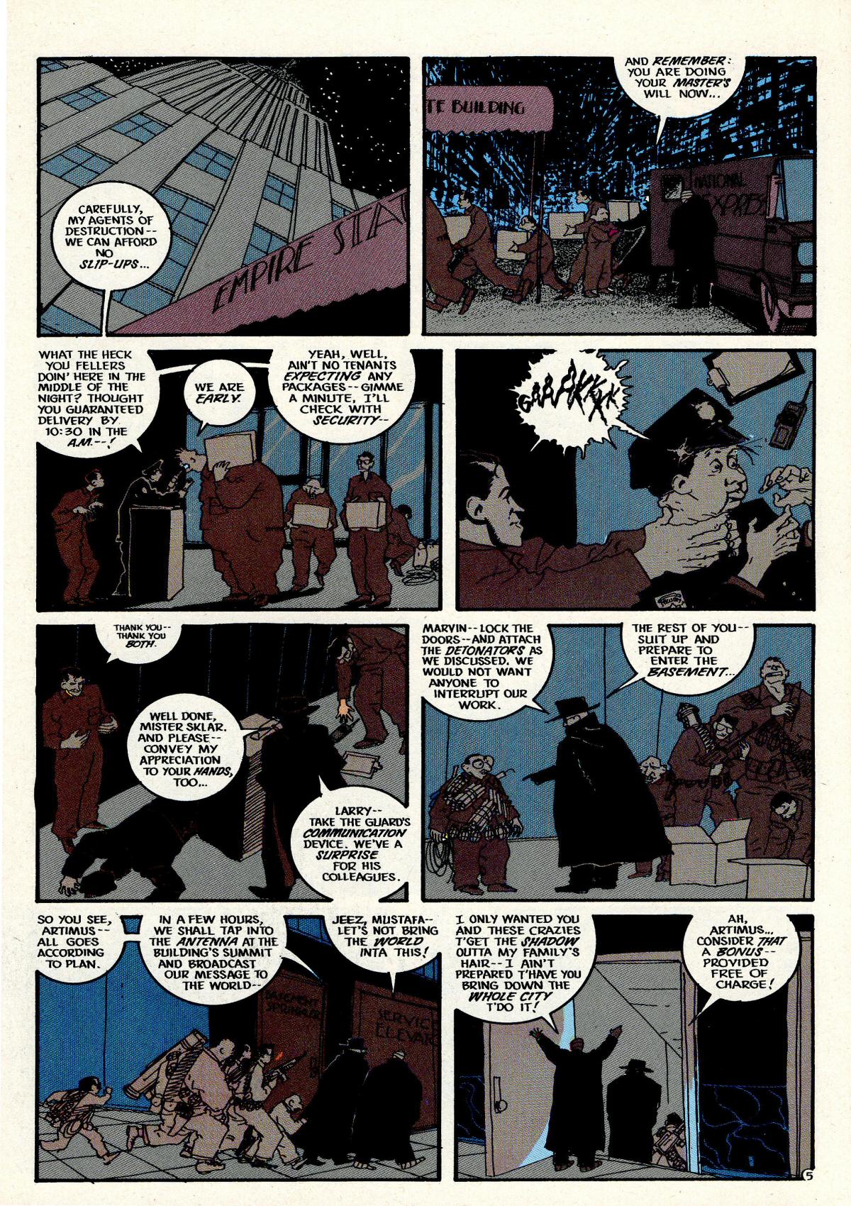 Read online The Shadow (1987) comic -  Issue #13 - 7