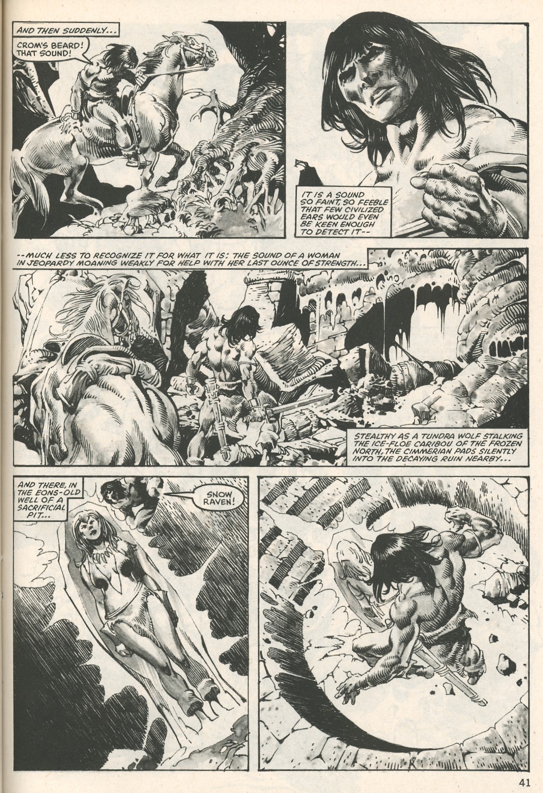 Read online The Savage Sword Of Conan comic -  Issue #107 - 41
