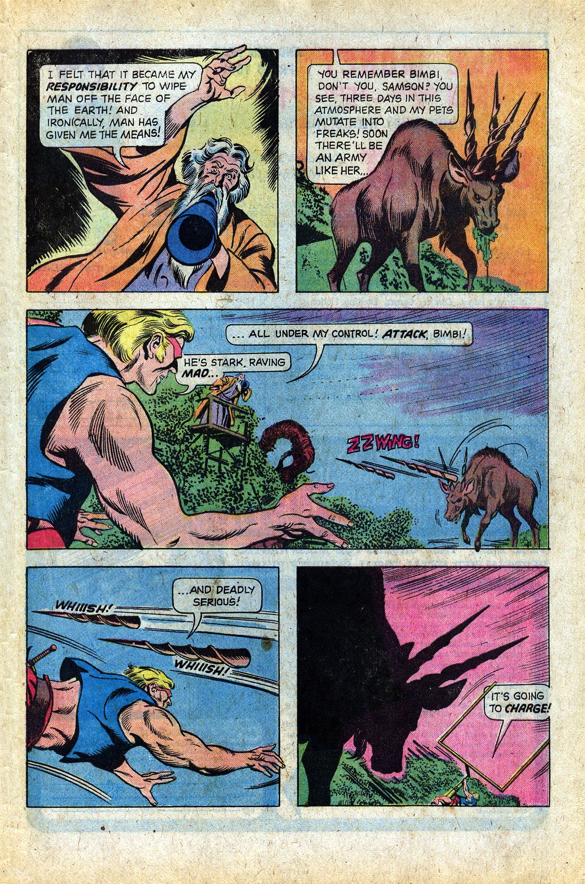 Read online Mighty Samson (1964) comic -  Issue #27 - 29