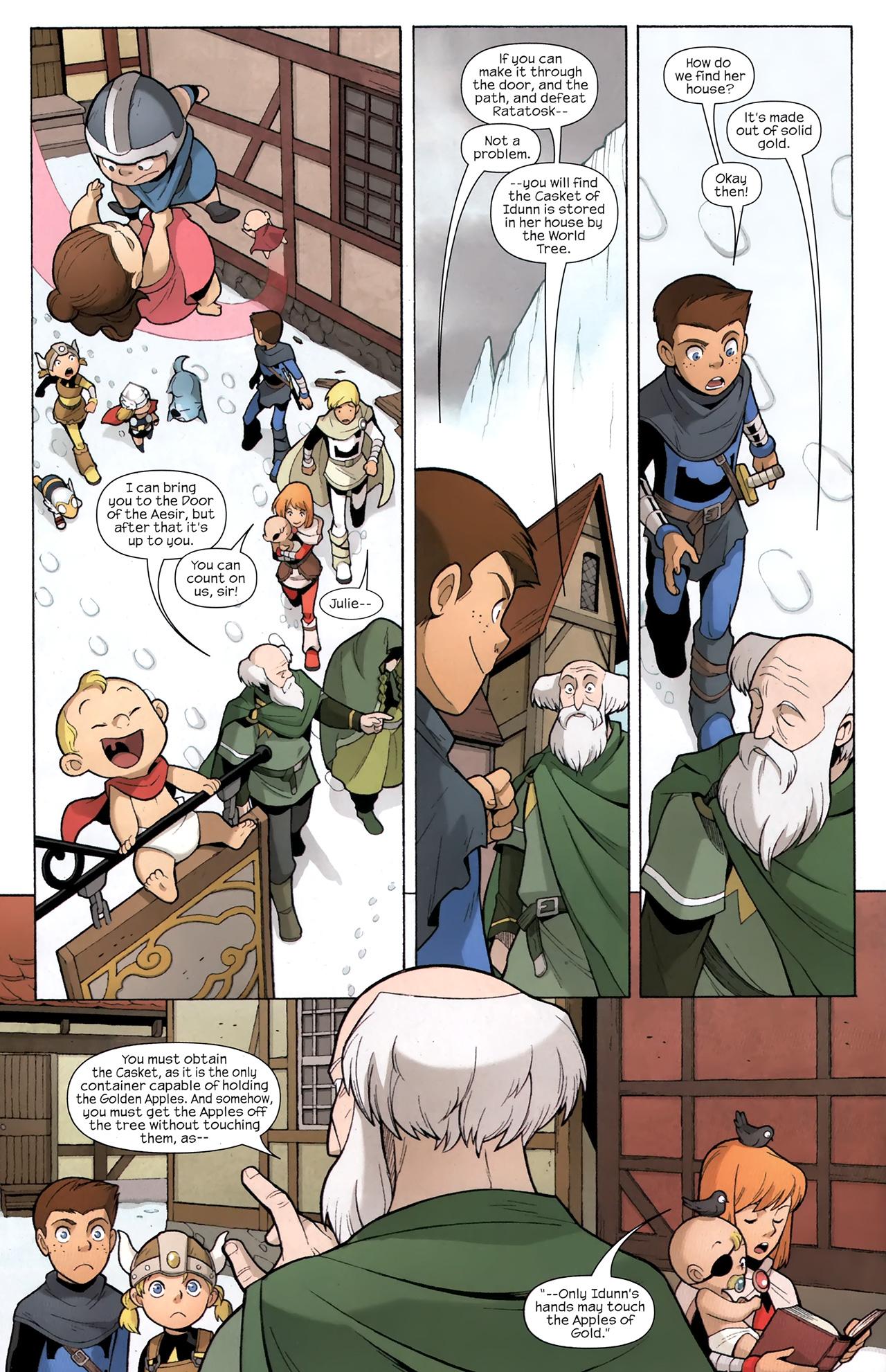 Read online Thor and the Warriors Four comic -  Issue #3 - 10