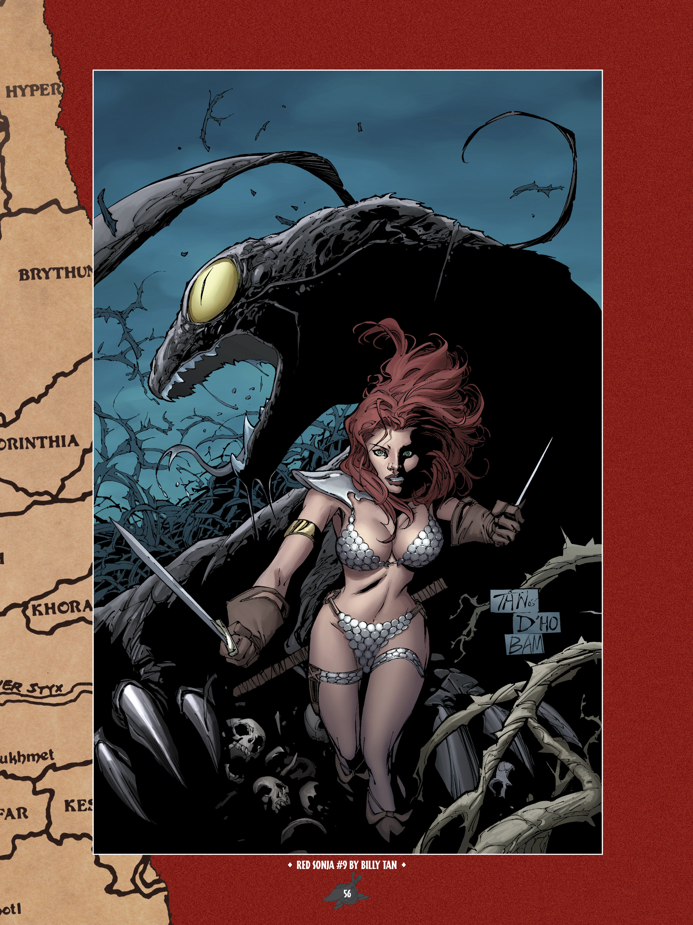 Read online The Art of Red Sonja comic -  Issue # TPB 1 (Part 1) - 55