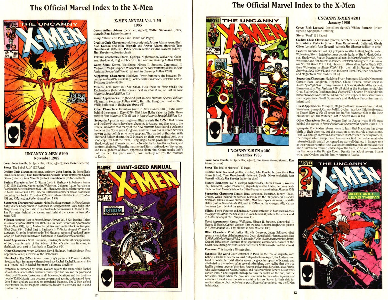 The Official Marvel Index To The X-Men (1994) issue 4 - Page 8